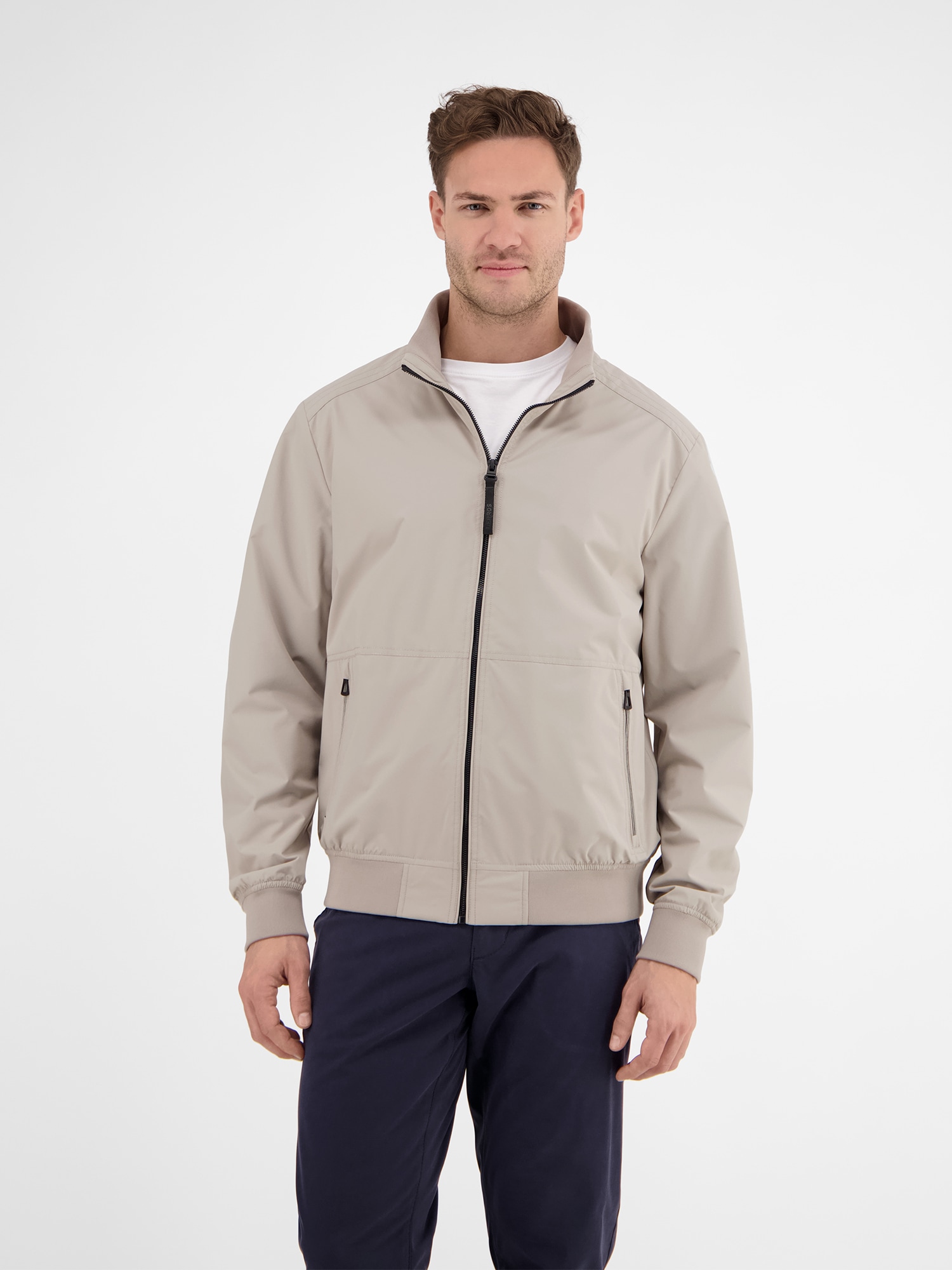 LERROS Blouson »LERROS Wind- und wasserabweisender Herren Blouson«, ohne Kapuze, Wasser- und windabweisend, atmungsaktiv