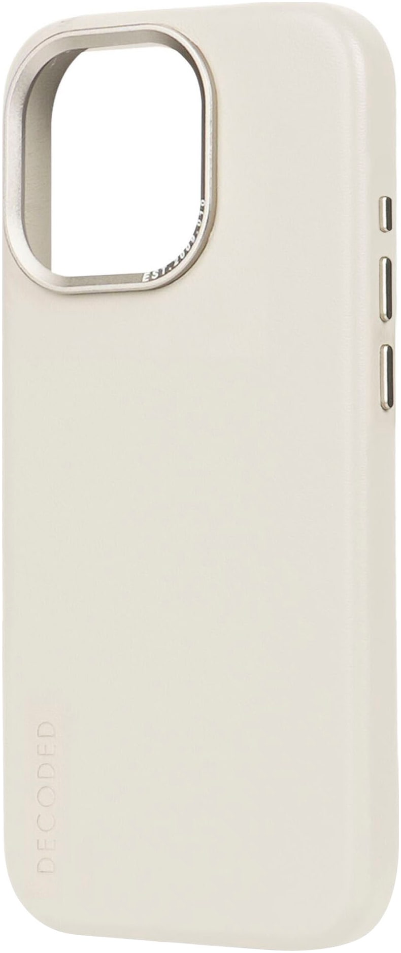 DECODED Smartphone-Hülle »Leather Backcover für iPhone 15 Pro«, iPhone 15 Pro, 15,5 cm (6,1 Zoll)