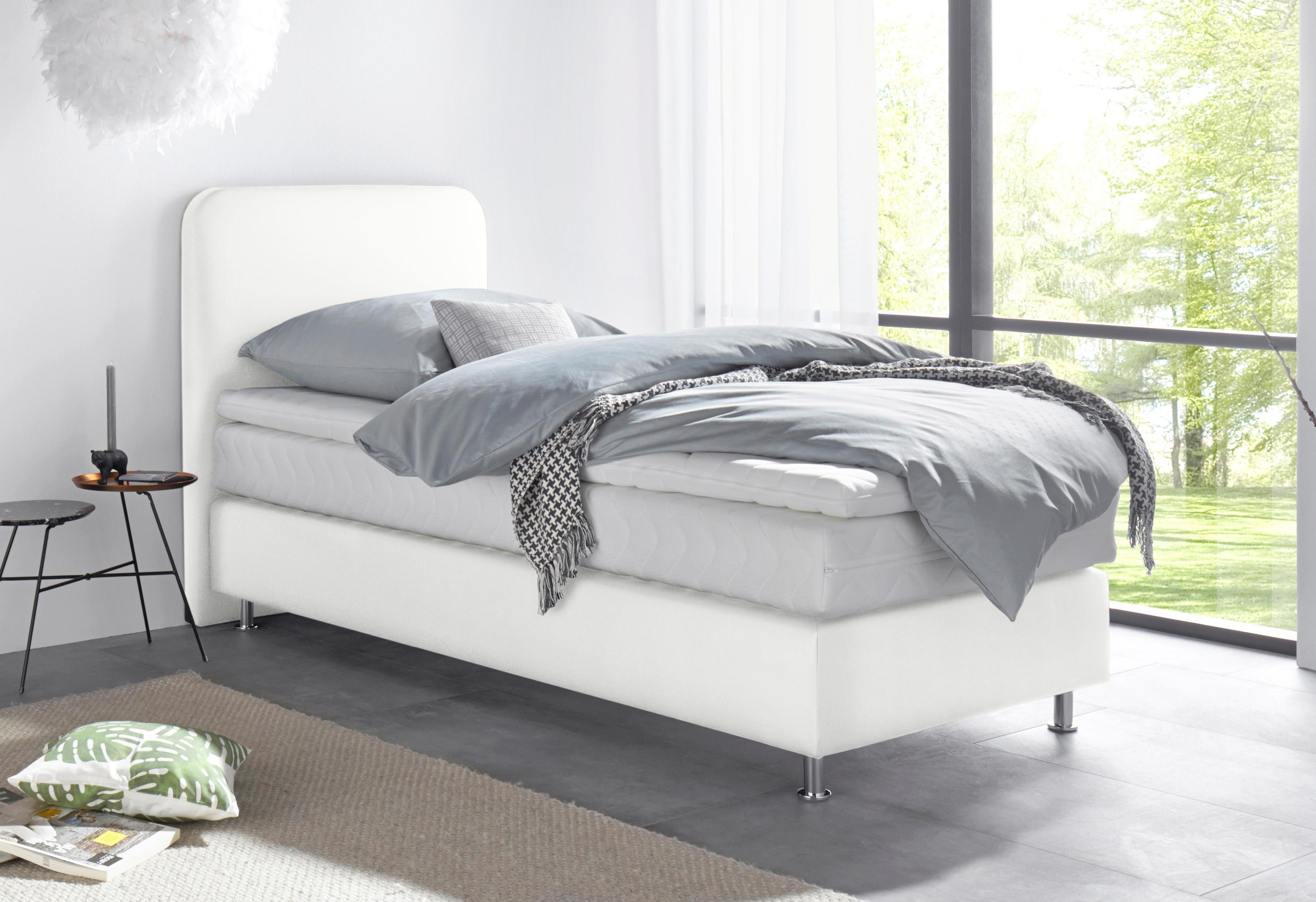 Westfalia Schlafkomfort Boxspringbett inkl. Kaltschaum-Topper günstig online kaufen