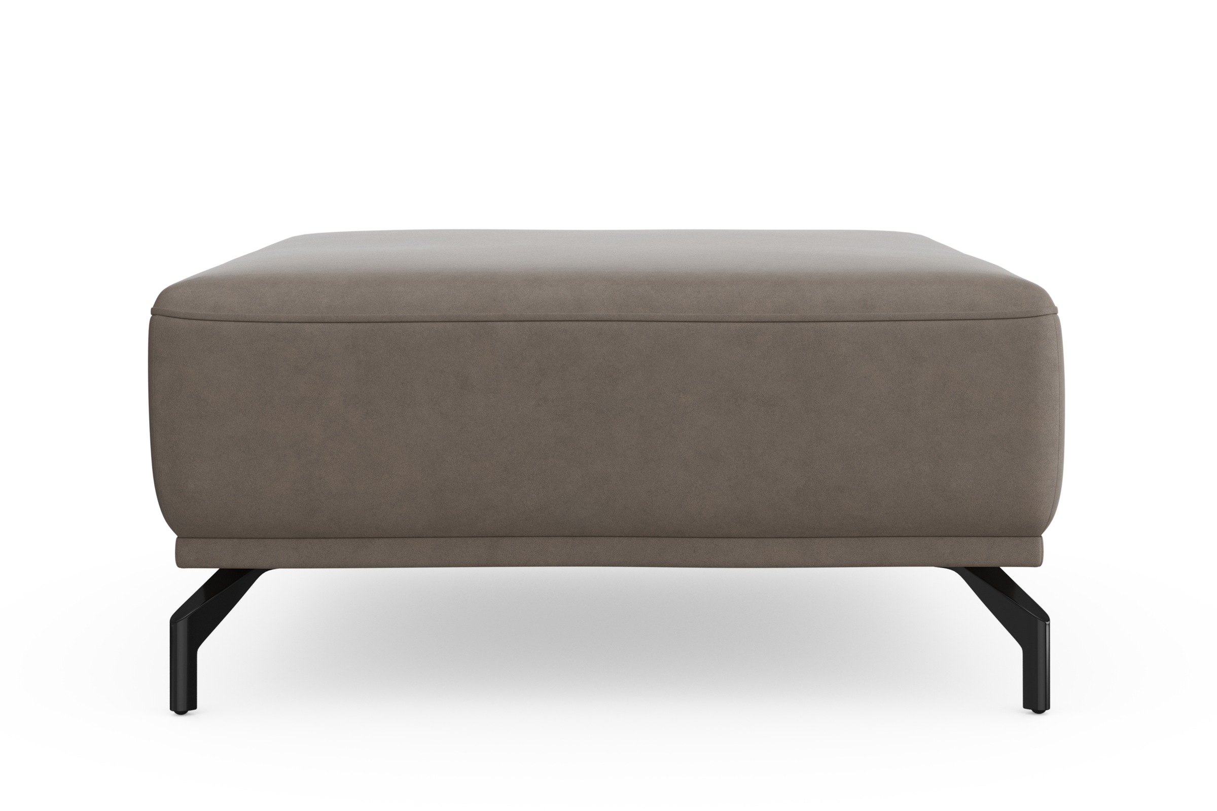 sit&more Hocker »Bailando«, mit Federkern und schwarzen, matten Metallfüßen