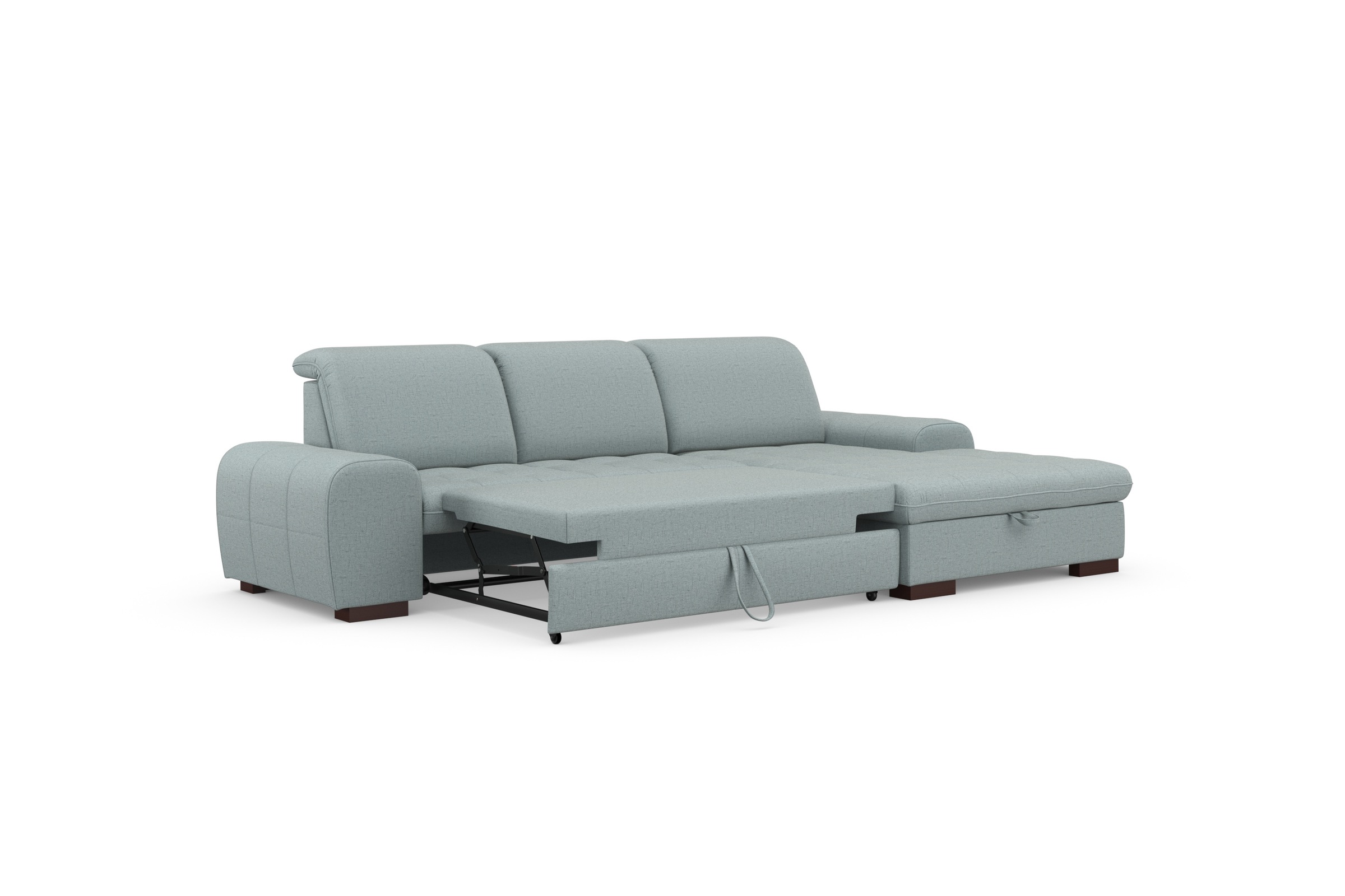sit&more Ecksofa »Luxor L-Form«, wahlweise mit Bettfunktion, Bettkasten und Kopfteilverstellung