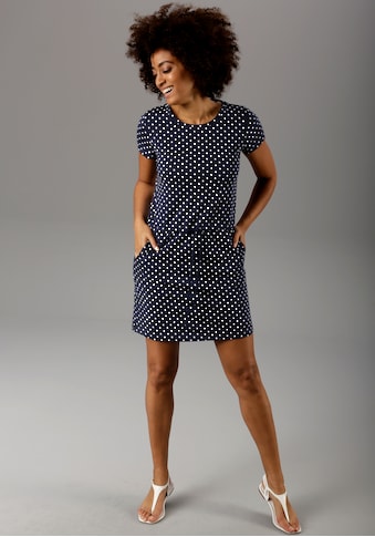 Aniston CASUAL Sommerkleid, mit Palmen oder Punkten bedruckt - Du hast die Wahl kaufen