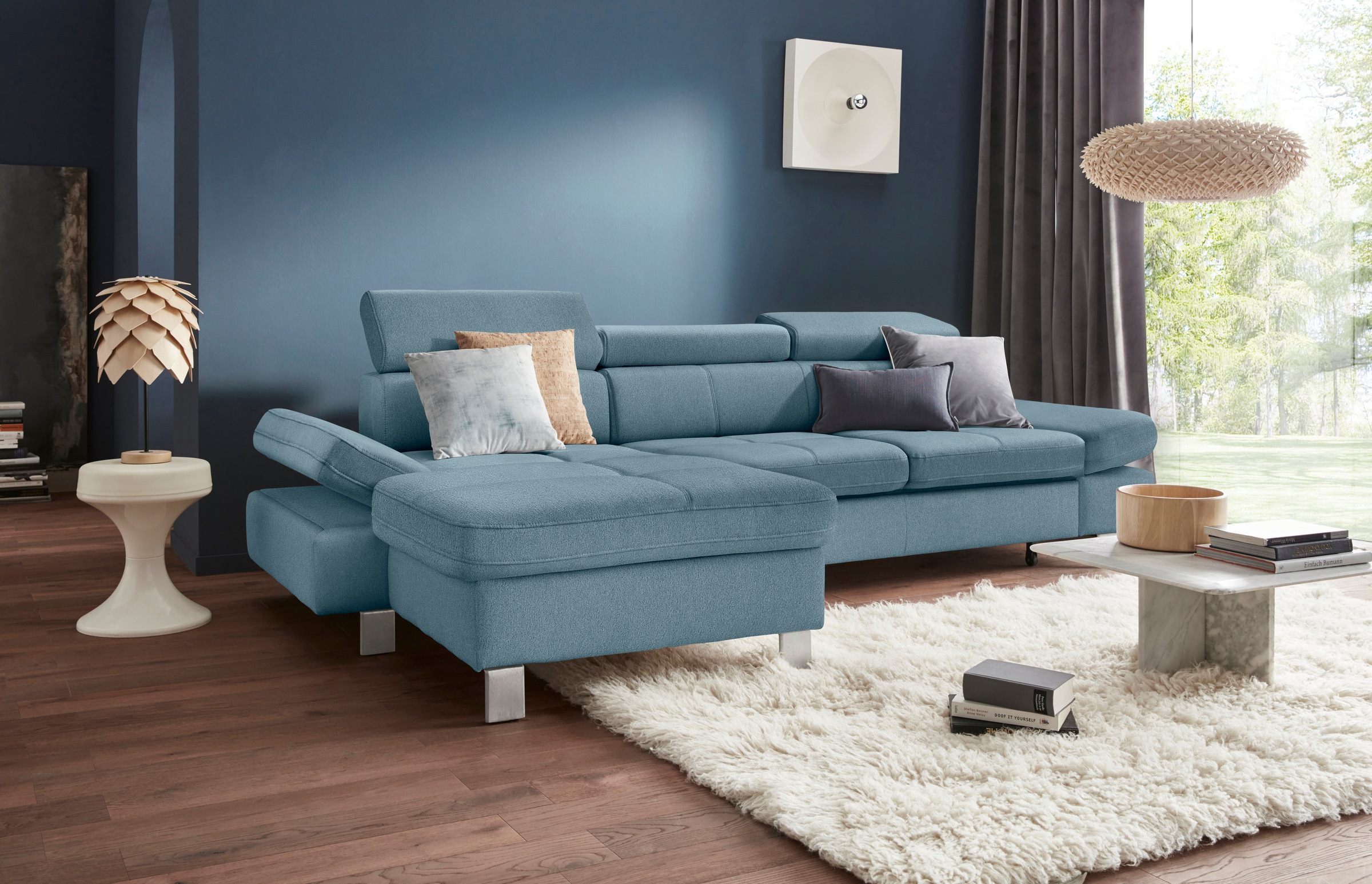 exxpo - sofa fashion Ecksofa »Fiji, hochwertige Detailverarbeitung im Sitz günstig online kaufen