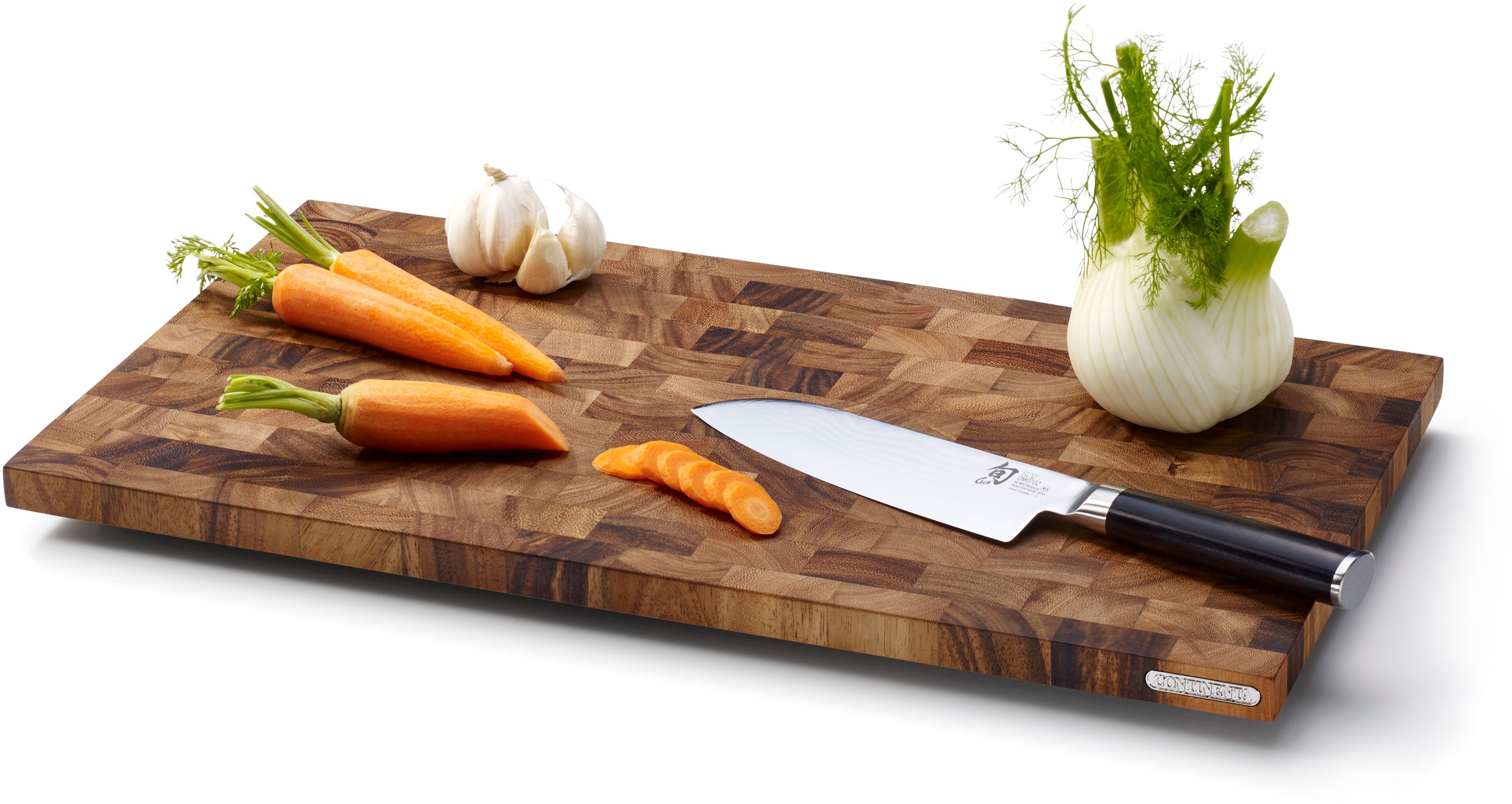 Continenta Schneidebrett Akazie Stirnholz 54x29x2cm