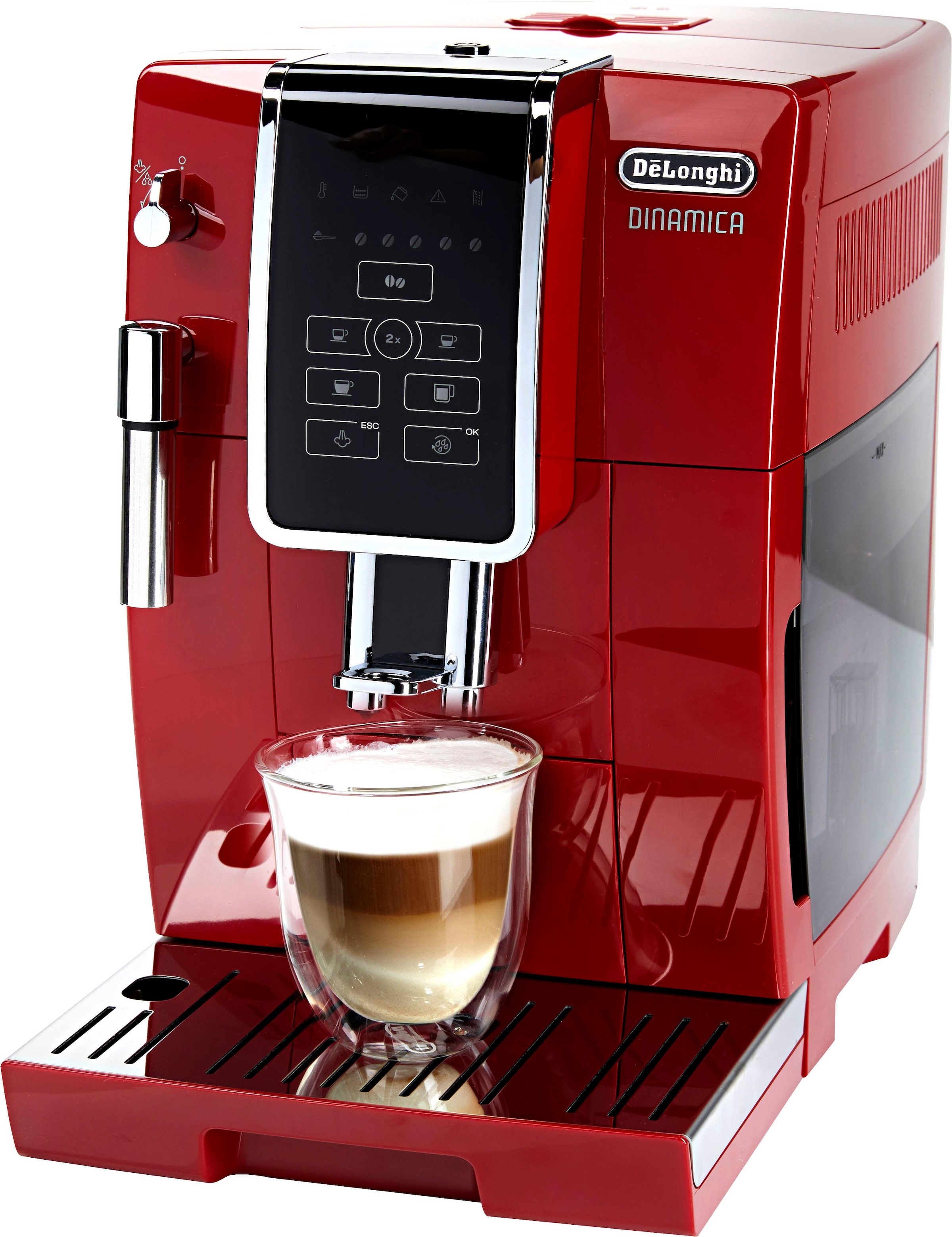 De'Longhi Kaffeevollautomat »Dinamica ECAM 358.15.B«, Sensor-Bedienfeld mit beleuchteten Direktwahltasten
