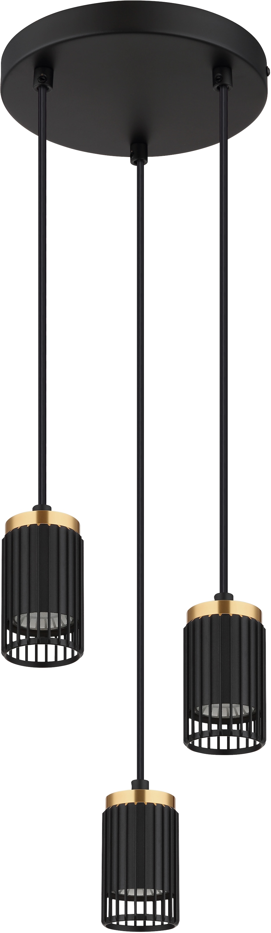 GLOBO LIGHTING Hängeleuchte »KORBEN«, Leuchtmittel GU10 | ohne Leuchtmittel, Hängelampe/Pendelleuchte/Esszimmer/Wohnzimmer/Esstisch