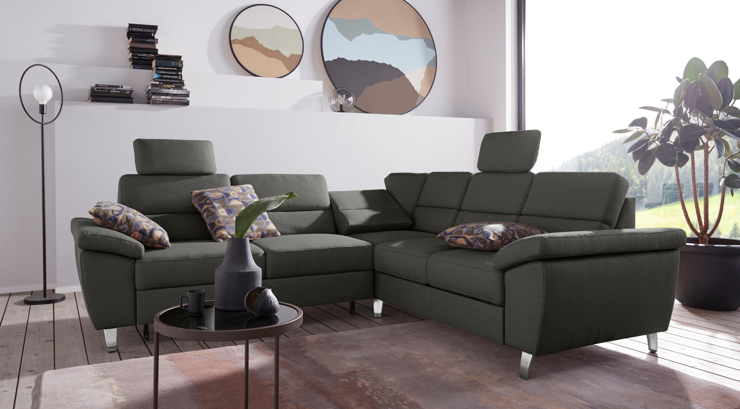 sit&more Ecksofa »Sorano L-Form«, wahlweise mit Bett- und Relaxfunktion, inkl. Bettkasten