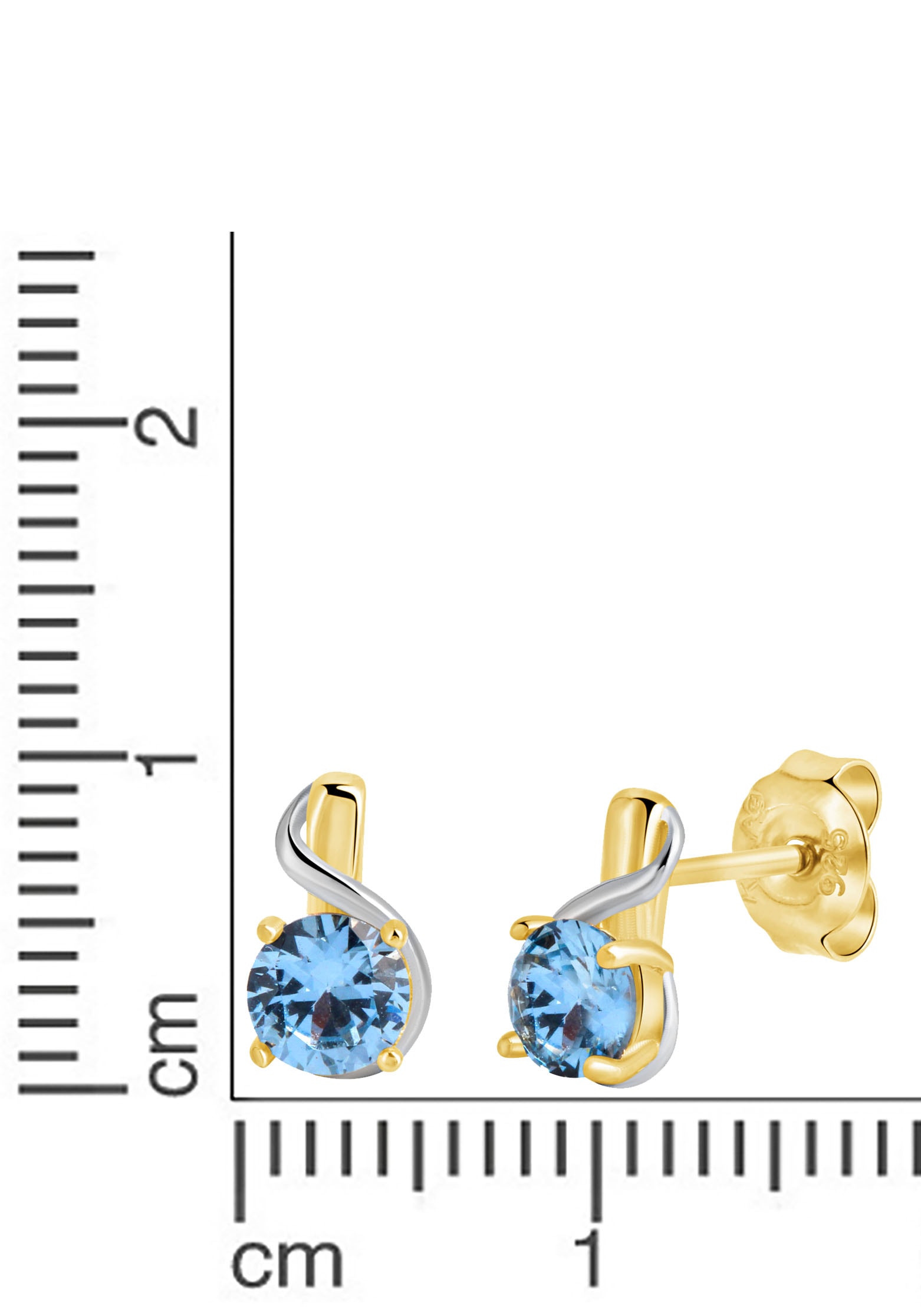 Firetti Paar Ohrstecker »Schmuck Geschenk Silber 925 Ohrschmuck Edelstein Spinell« mit Spinell (synth.)