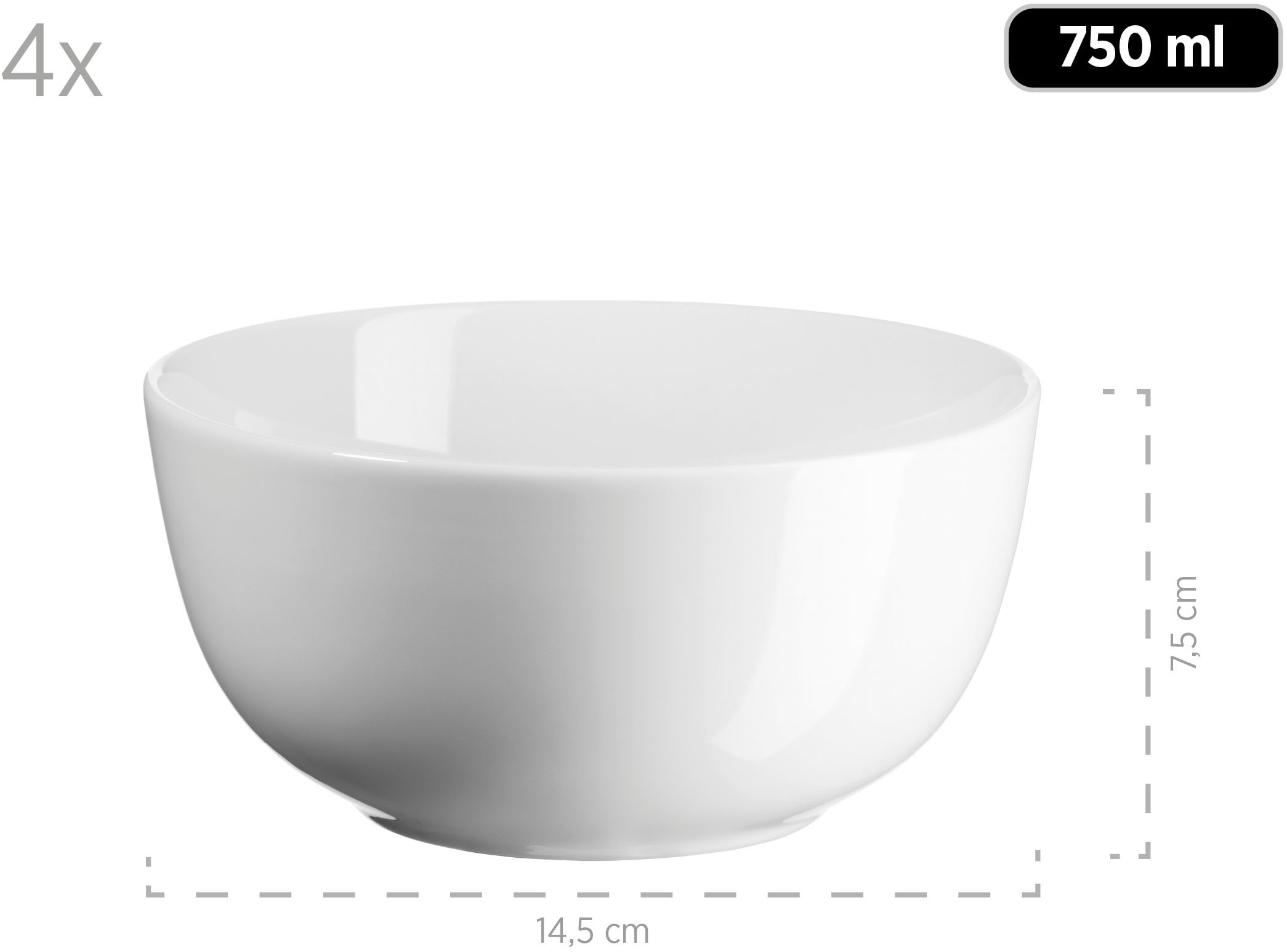 MÄSER Kombiservice »BARCA, Kombiservice, Porzellan«