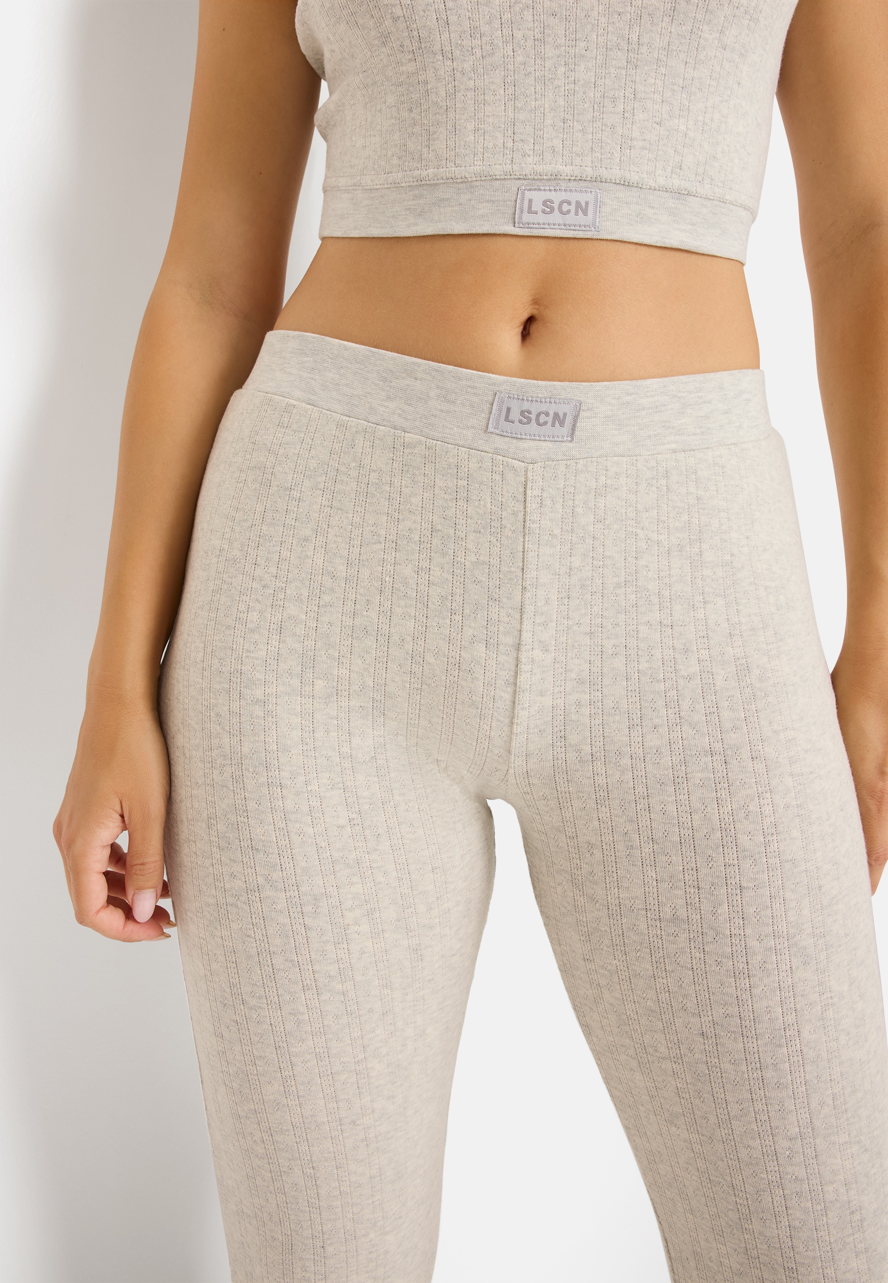 LSCN by LASCANA Jazzpants  mit Logo Label am Bündchen