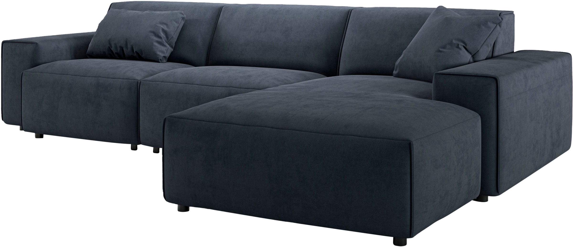 andas Ecksofa »Glimminge auch in Breitcord, Feincord, Bouclé + Easy care-Bezug«, L-Form, Breite 294, Zierkissen