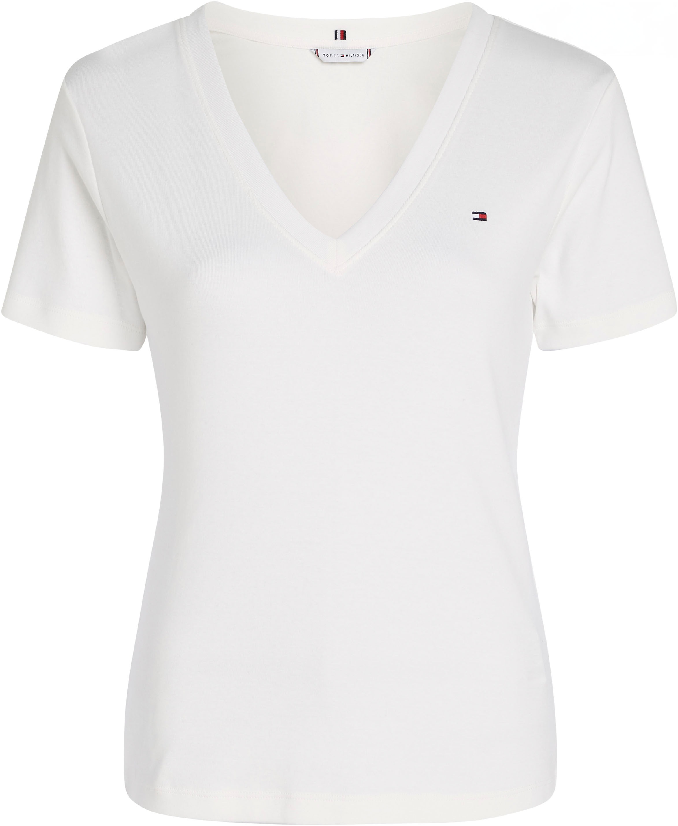 Tommy Hilfiger Curve V-Shirt »CRV NEW SLIM CODY V-NECK SS« in großen Größen