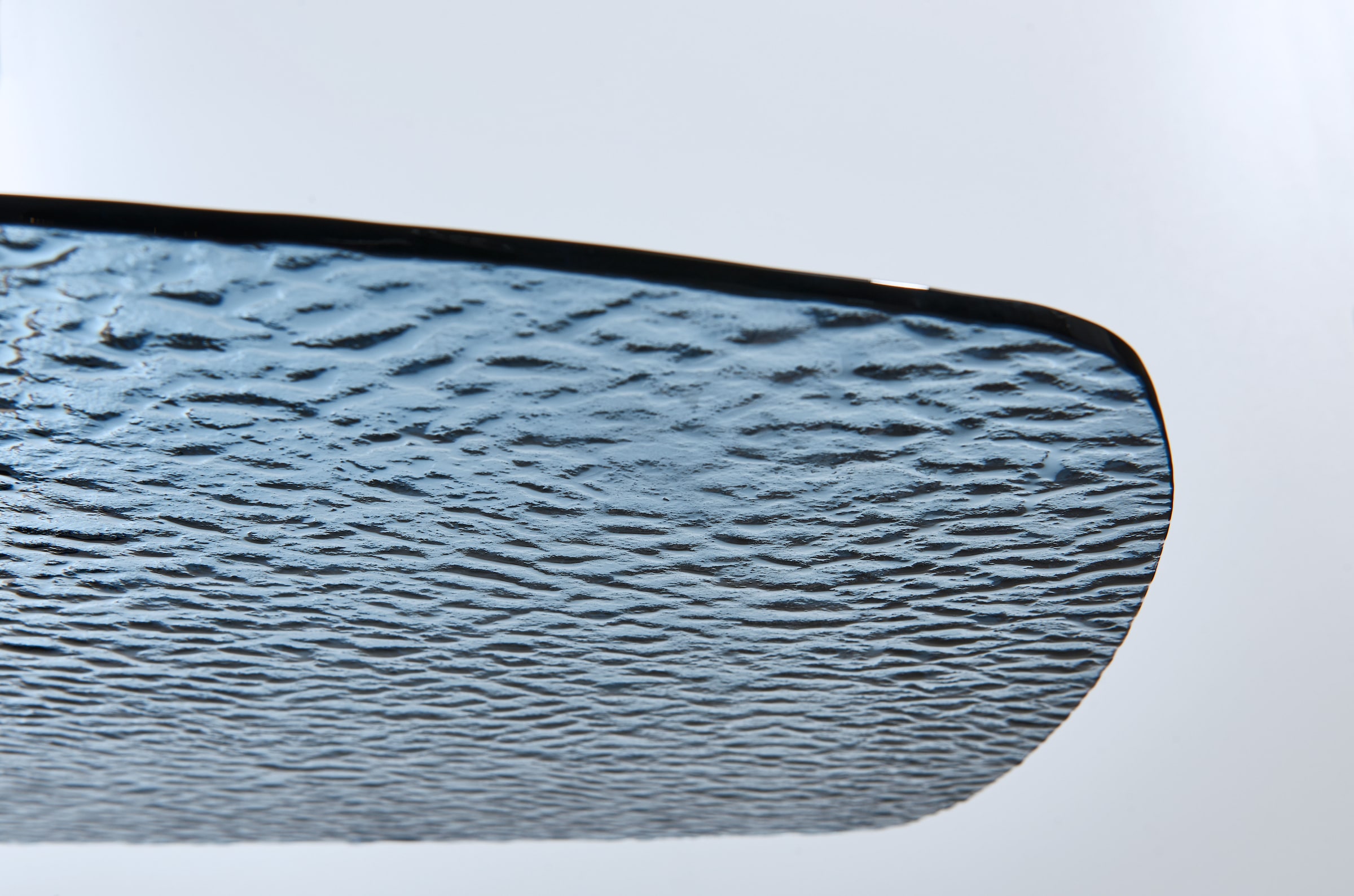 Stolkom Couchtisch »Elias Glastisch schwarz, Wohnzimmertisch BxHxT 110x44x70 cm«, Sicherheitsglas Bruchsicher, Glasplatte Wasserwelle schwarz getönt