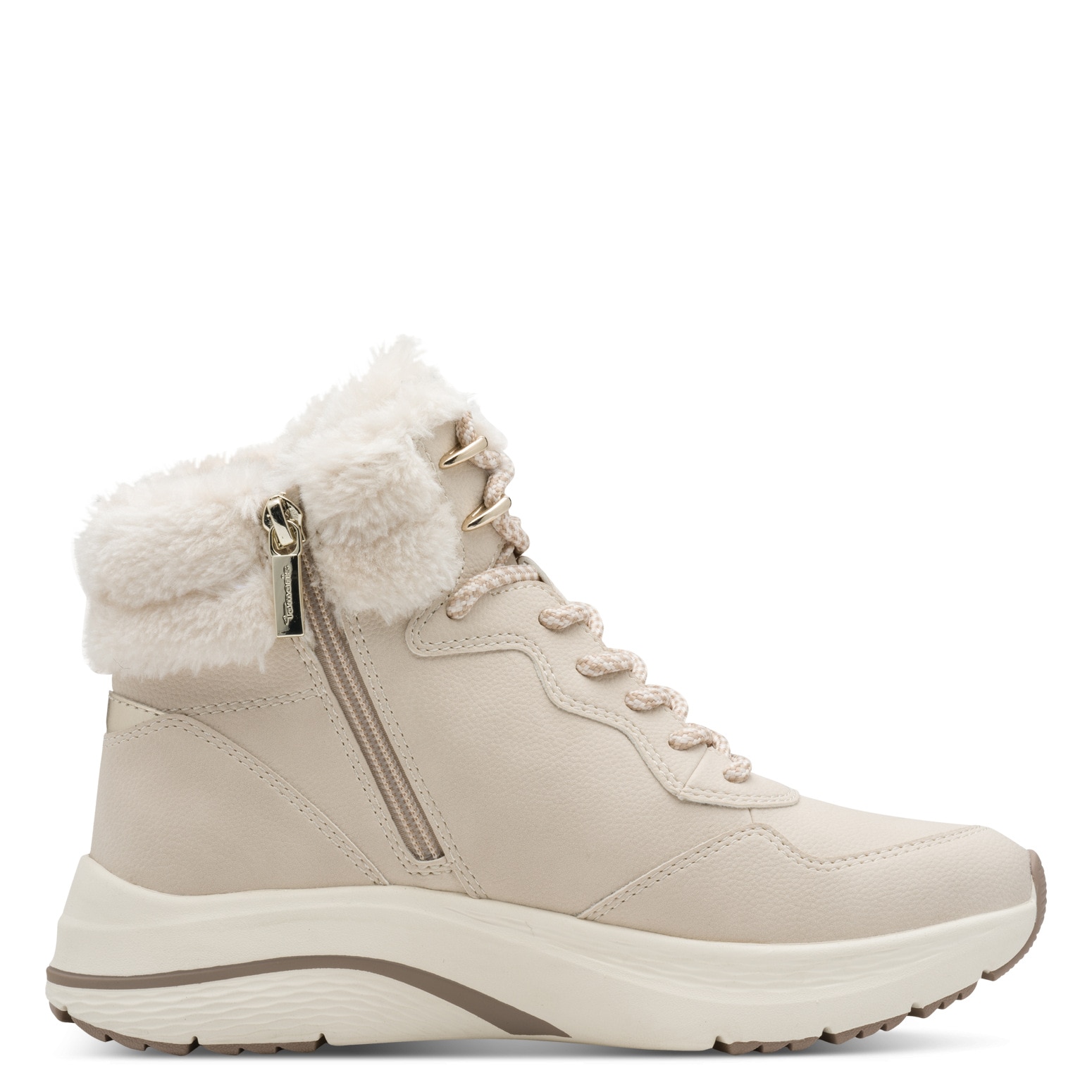 Tamaris Winterboots, Keilabsatz, Schnürboots mit wärmeisoliertender Thermo-Innensohle