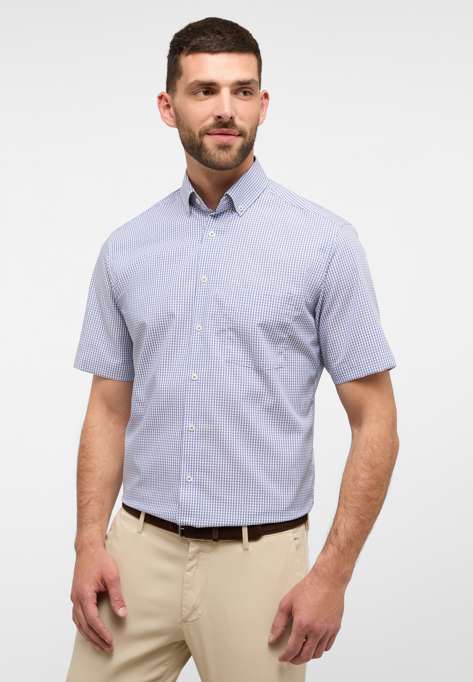Eterna Kurzarmhemd »MODERN FIT«, NON IRON (bügelfrei)