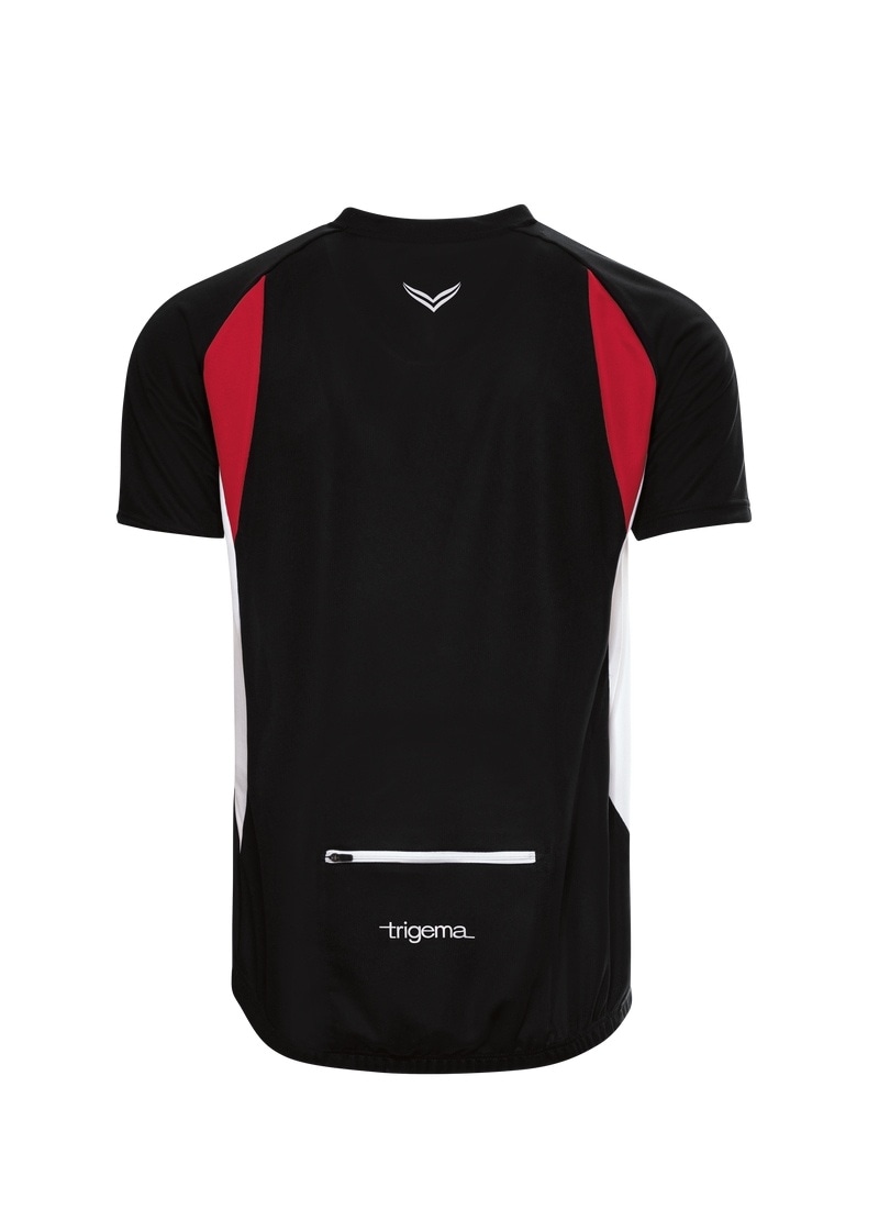 Trigema T-Shirt »TRIGEMA Fahrradtrikot aus atmungsaktivem COOLMAX®-Material«, (1 tlg.)