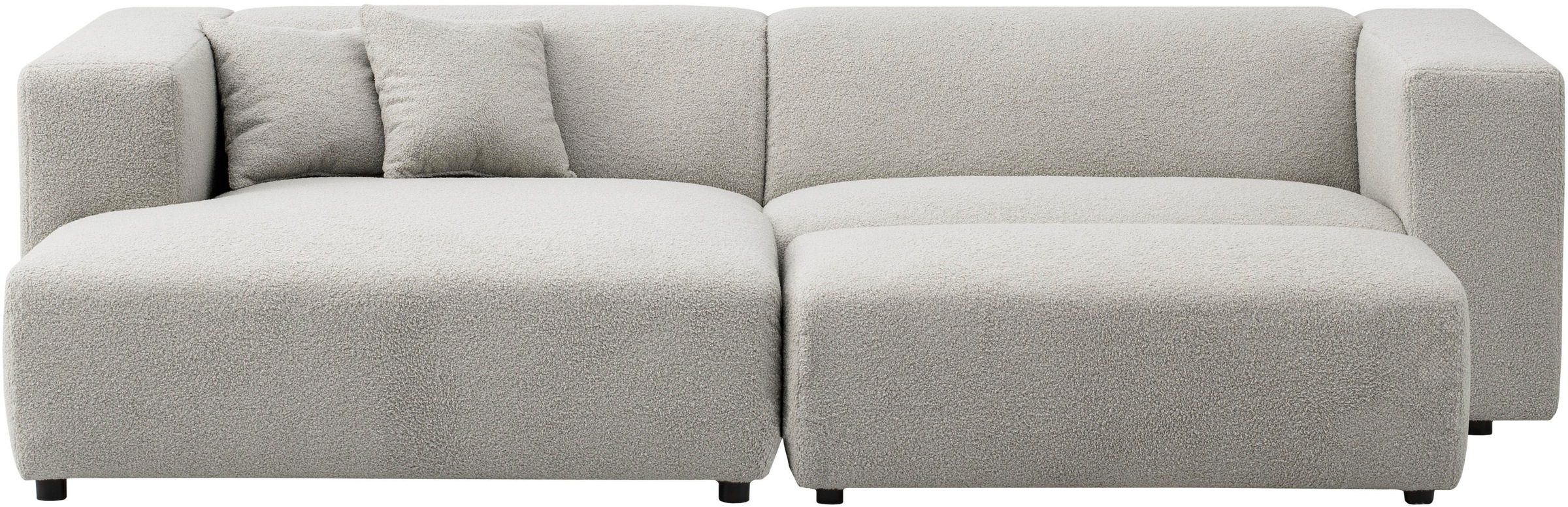 andas Polsterecke »BAKELS, Ecksofa-Set mit Hocker, L-Form mit Schlaffunktion«, Ecksofa-Set (incl. Hocker) im trendigen Megacord