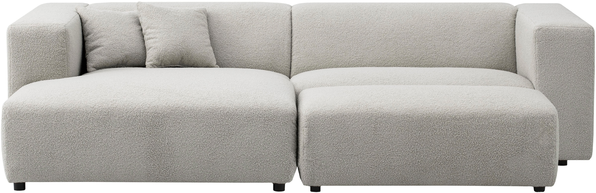 andas Polsterecke »BAKELS, Ecksofa-Set mit Hocker, L-Form mit Schlaffunktio günstig online kaufen