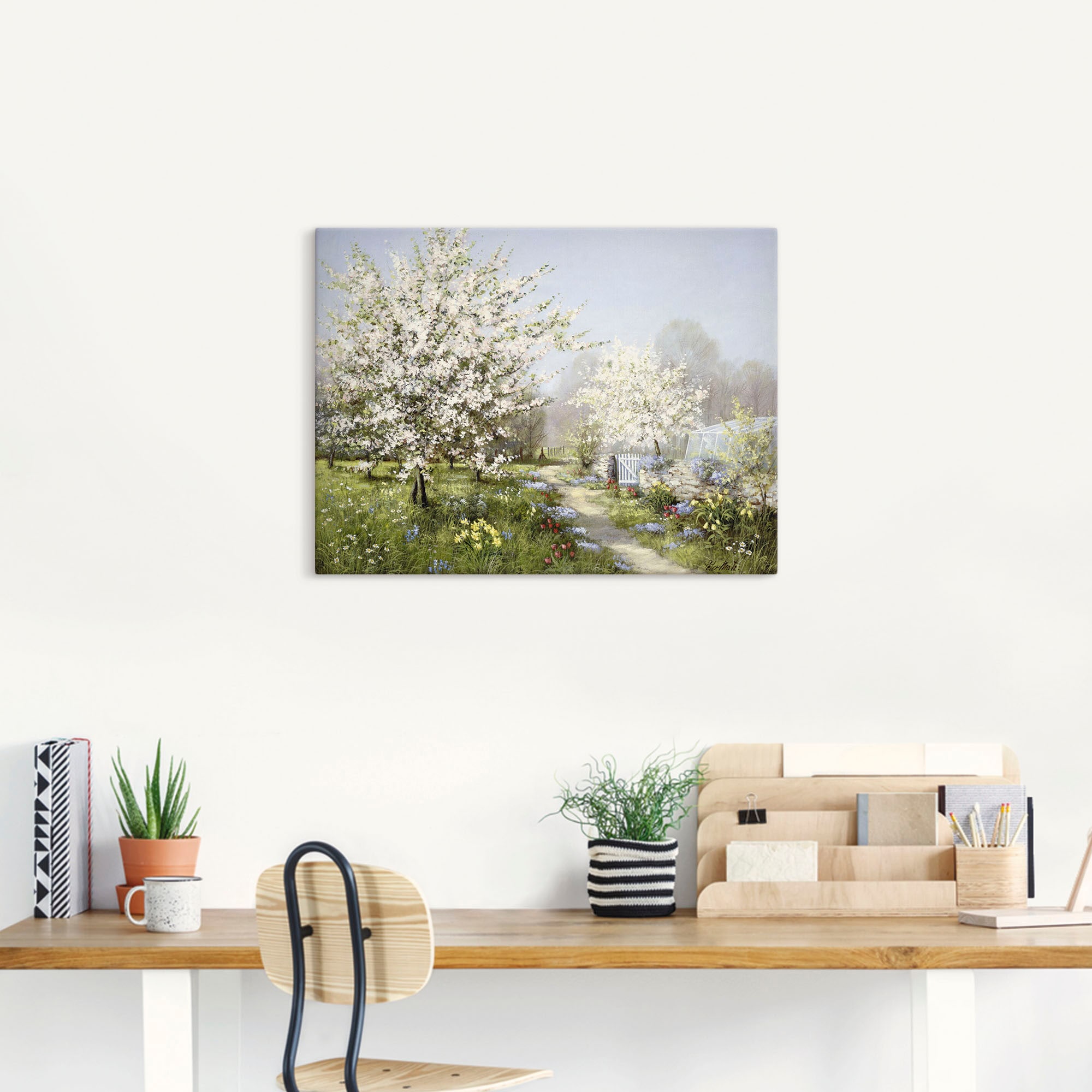 Artland Wandbild »Frühlingsblüten«, Wiesen & Bäume, (1 St.), als Leinwandbild, Poster, Wandaufkleber in verschied. Größen
