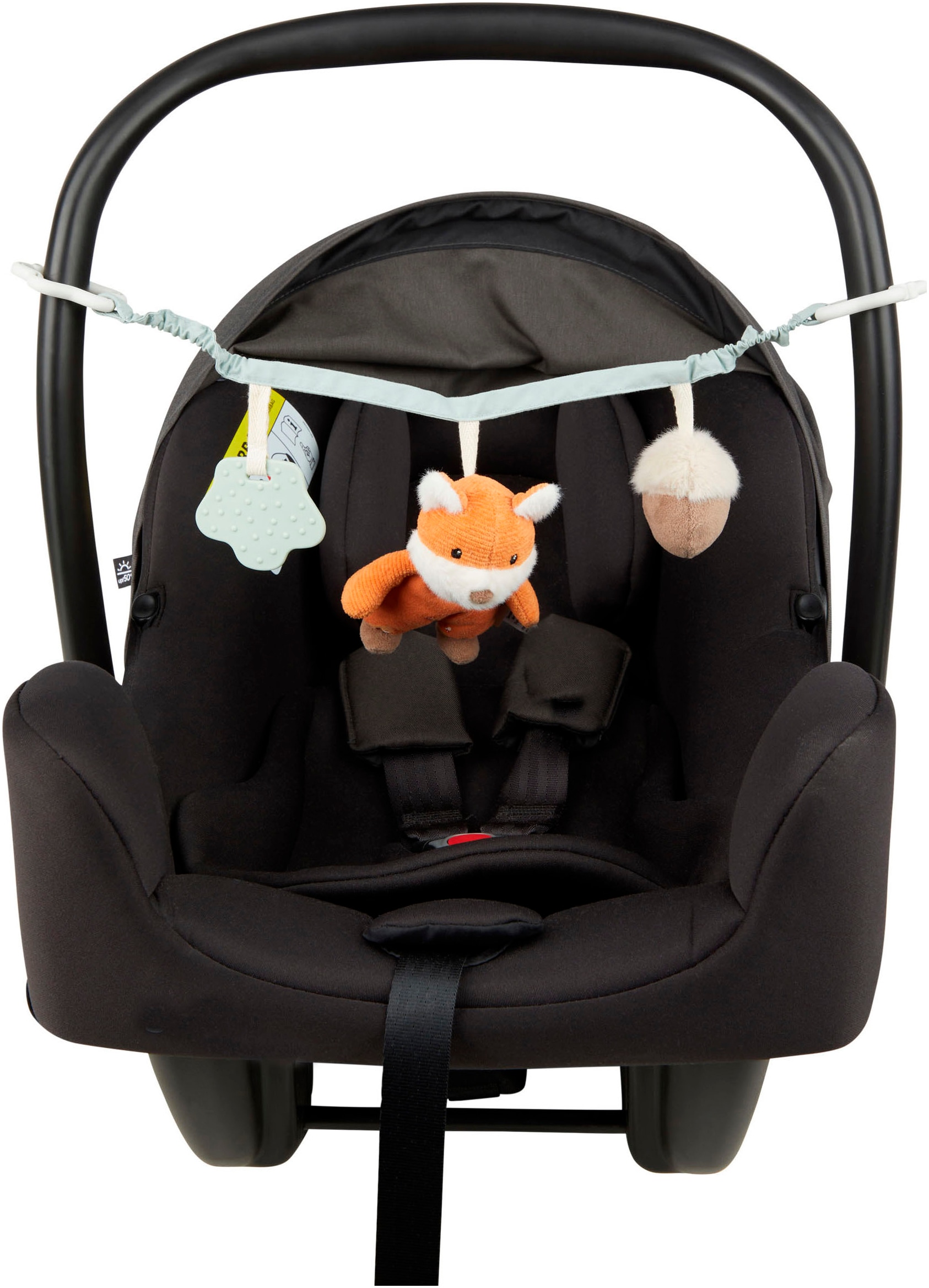 Sterntaler® Kinderwagenkette »Kinderwagenkette Fuchs Filou« mit Silikonelement und Rassel