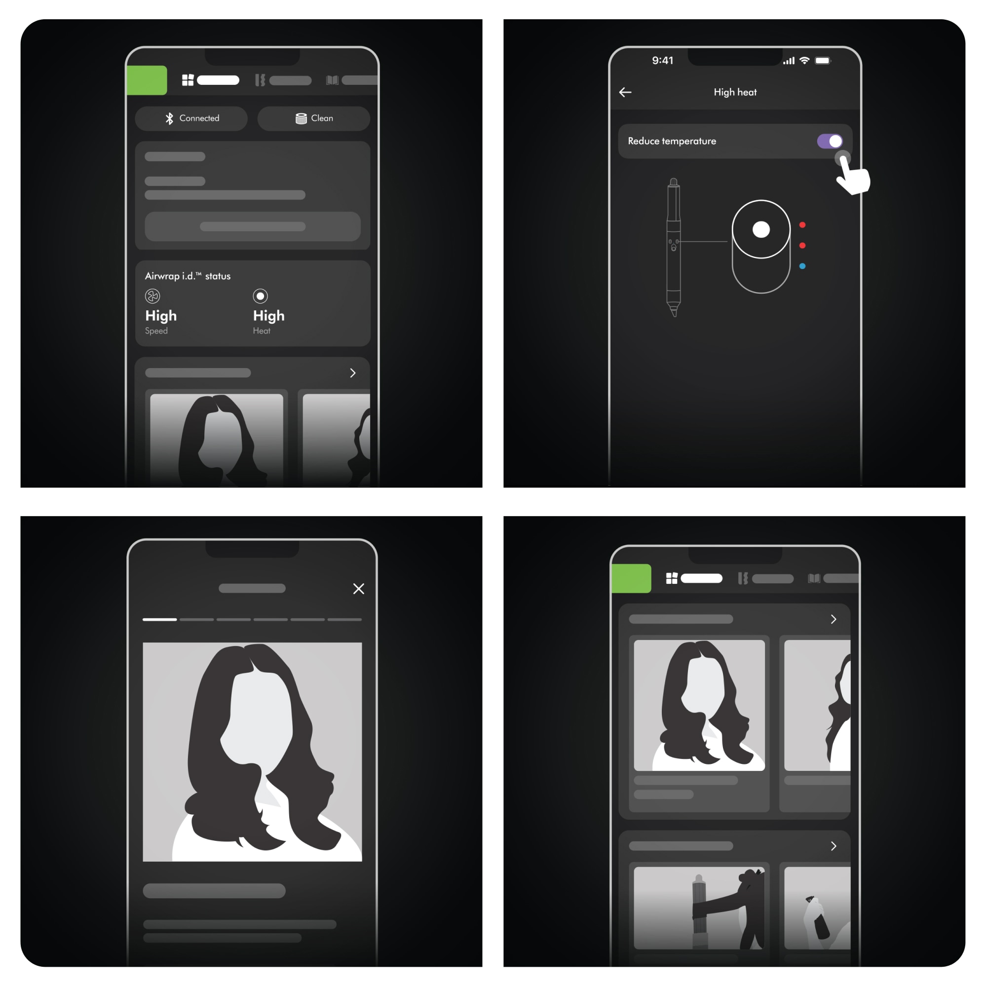 DYSON Multihaarstyler »Airwrap i.d.™ TM Multi-Haarstyler und - trockner« 6 Aufsätze
