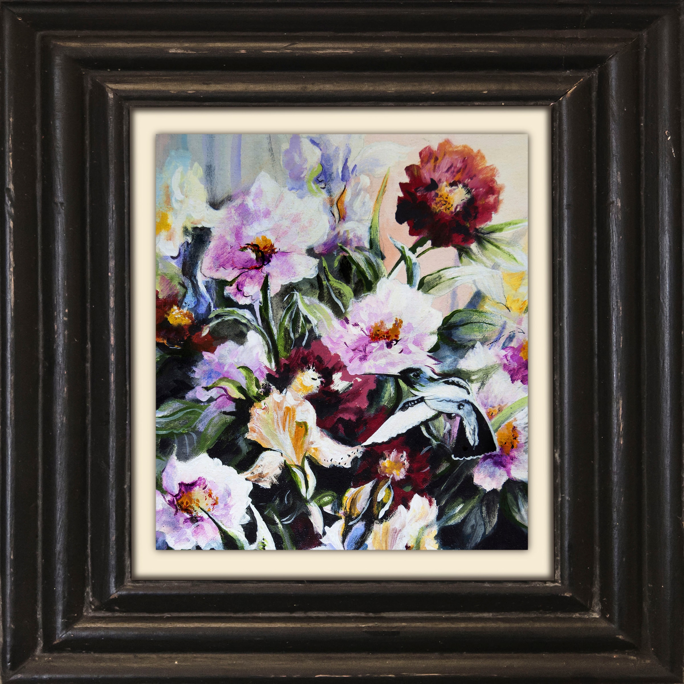 queence Leinwandbild »Blumen«, Kunst-Blumen-Blumenbilder-Stillleben-Garten- günstig online kaufen
