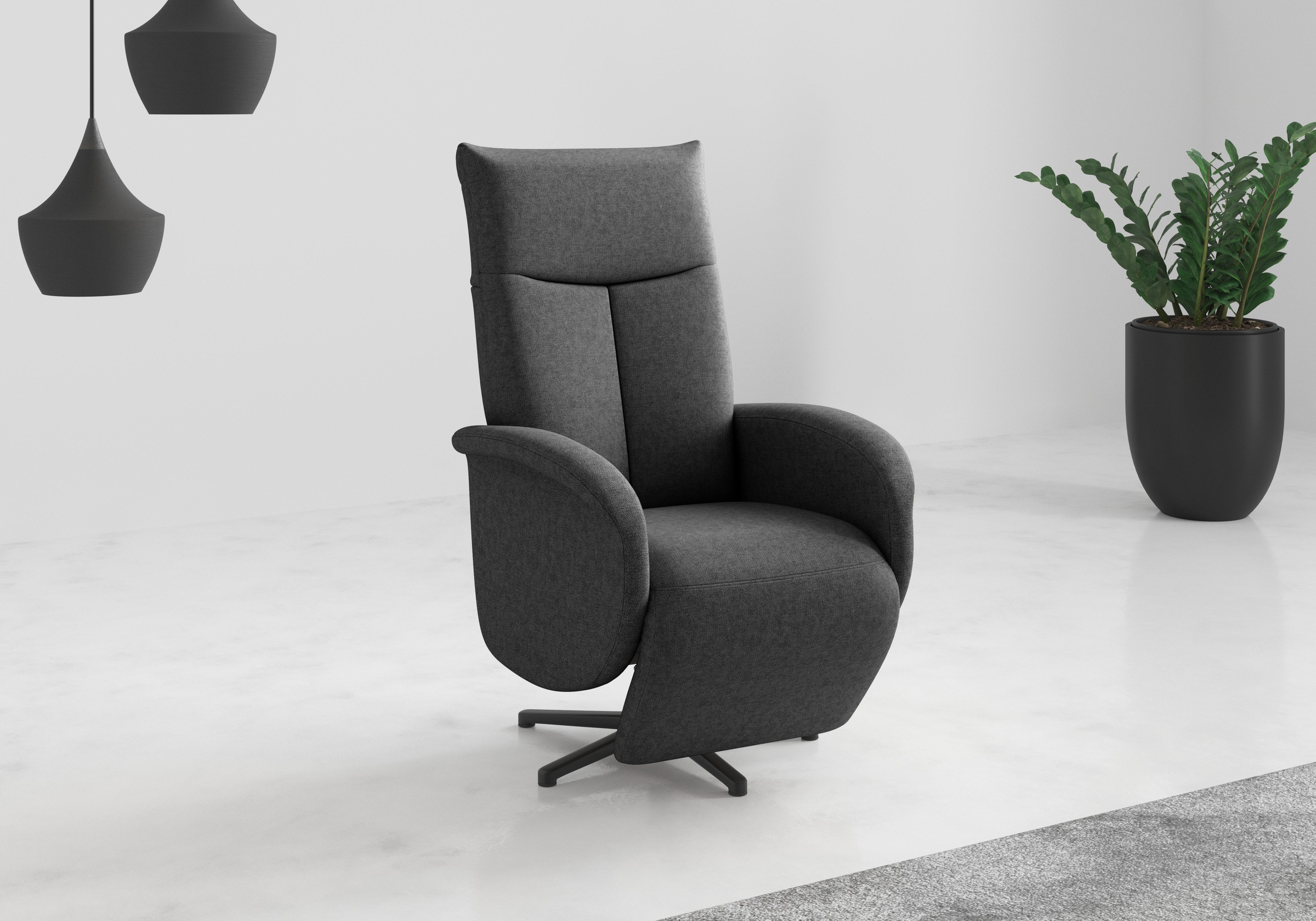 sit&more TV-Sessel »Juma, inkl. Drehfunktion & Kopfteilverstellung« Höhe Ar günstig online kaufen