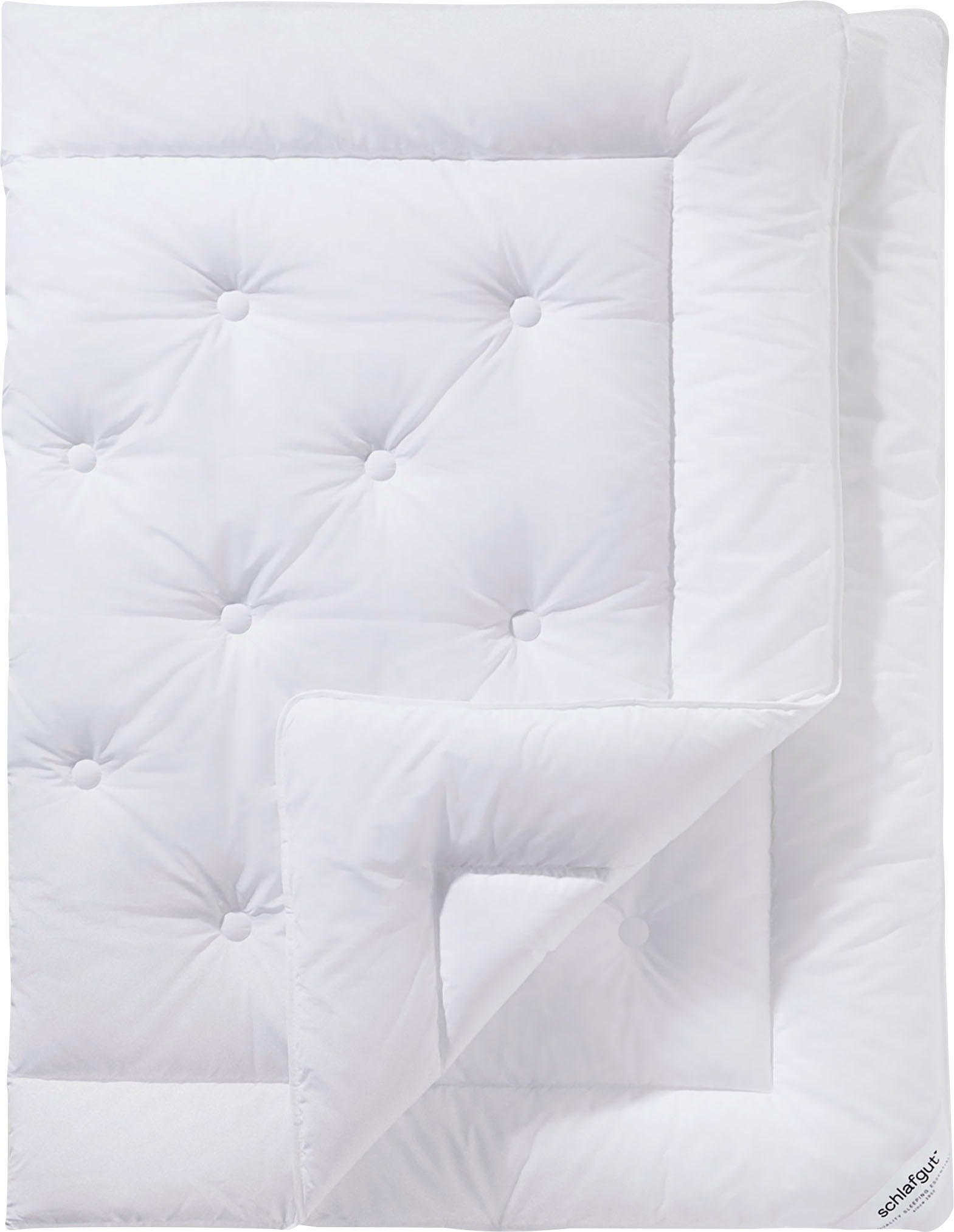 Schlafgut Microfaserbettdecke »Pure«, warm, (1 St.), Bettdecke in 135x200 cm und weiteren Größen, für Sommer oder Winter
