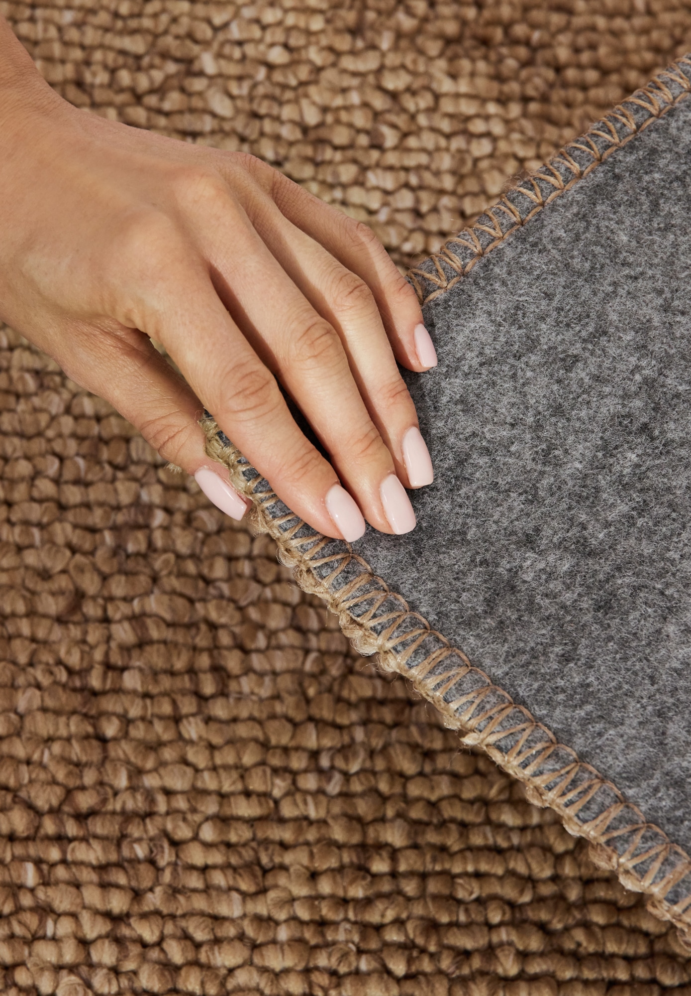 ELLE DECORATION Teppich »Rocco«, rechteckig, 10 mm Höhe, Läufer, waschbar, Wohnzimmer, Esszimmer, Woll-Optik