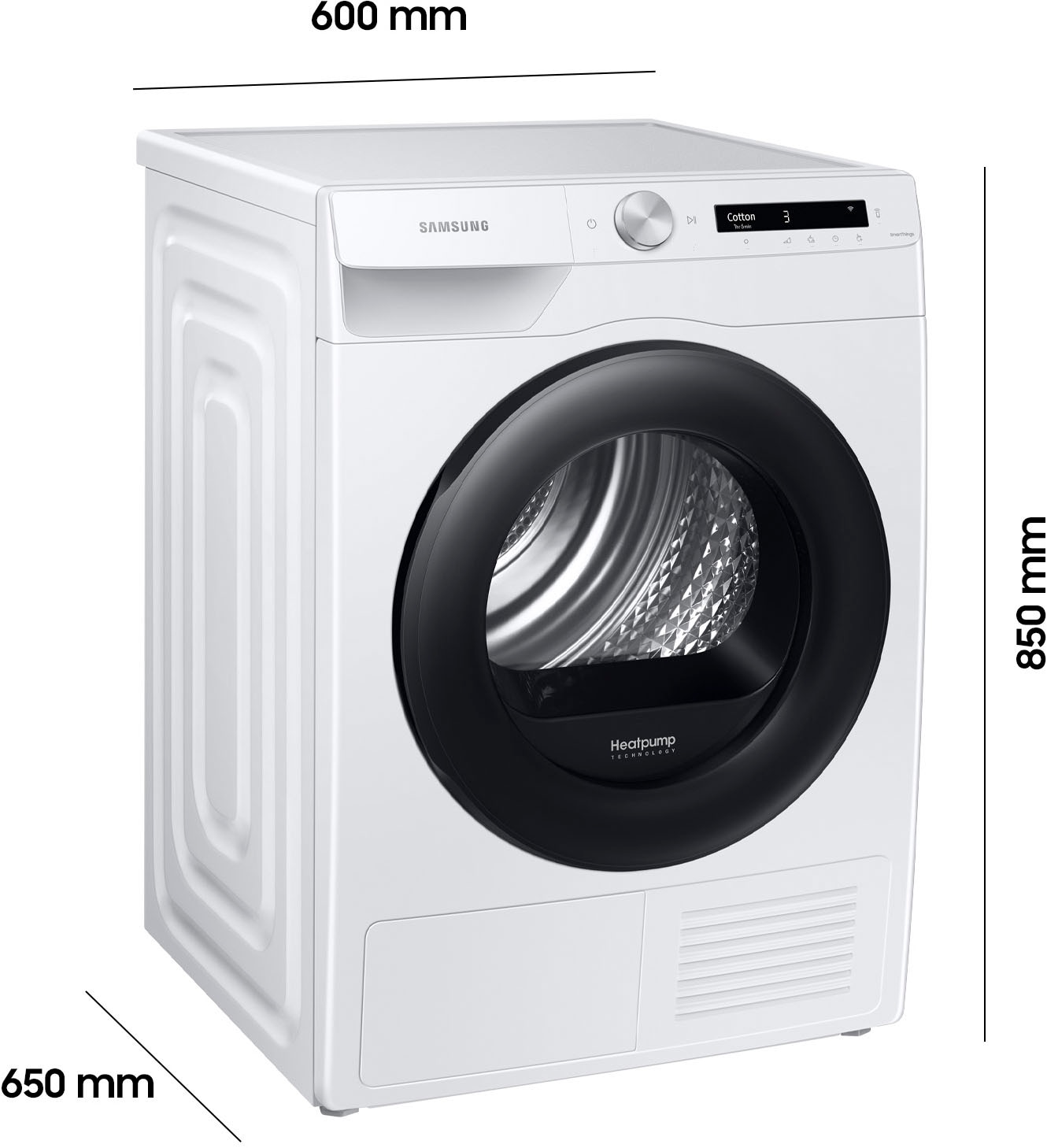 Samsung Wärmepumpentrockner »DV8GT5220AW«, 8 kg