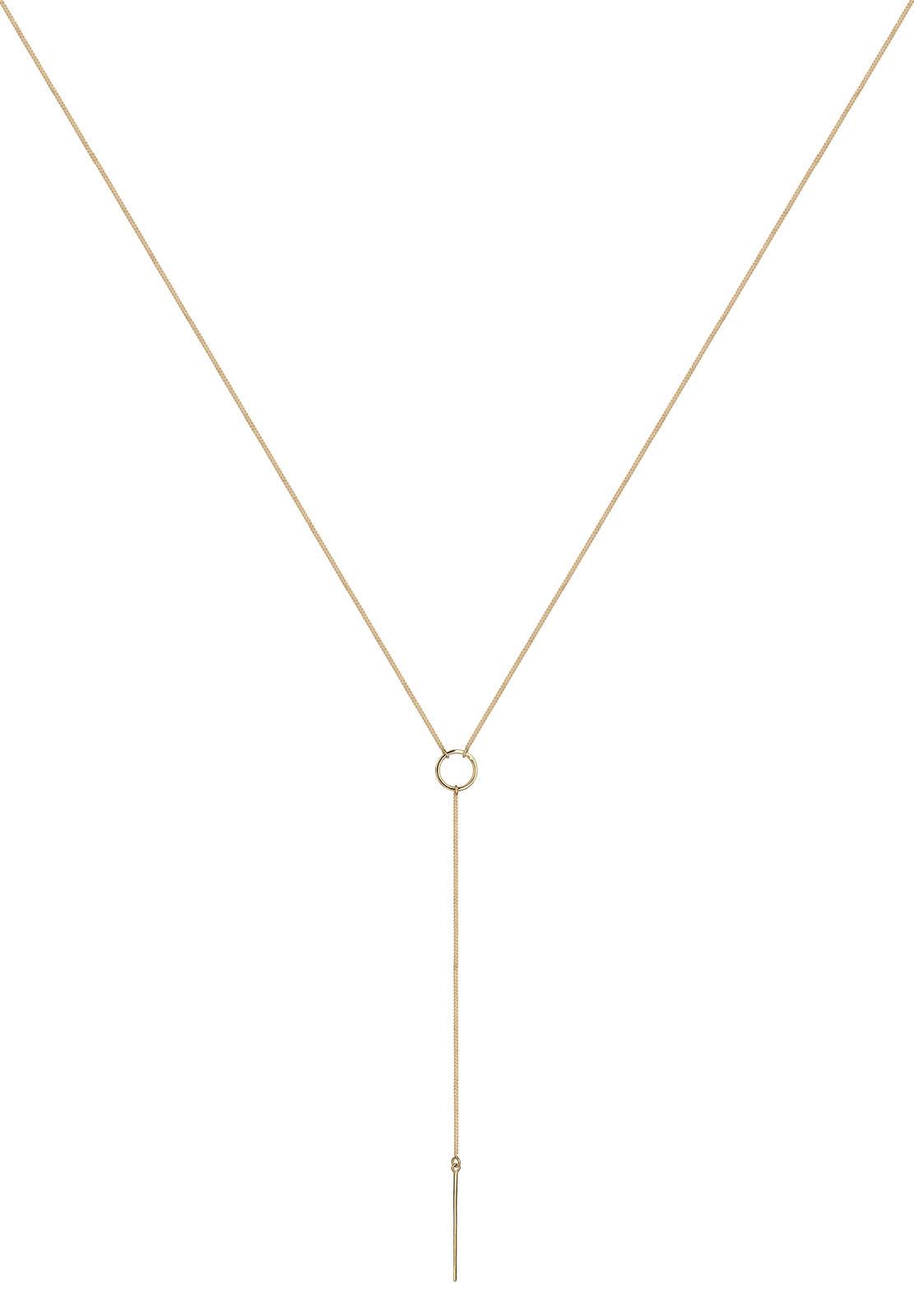 Elli Collierkettchen »Y-Kette Trend Minimal 925 Silber«