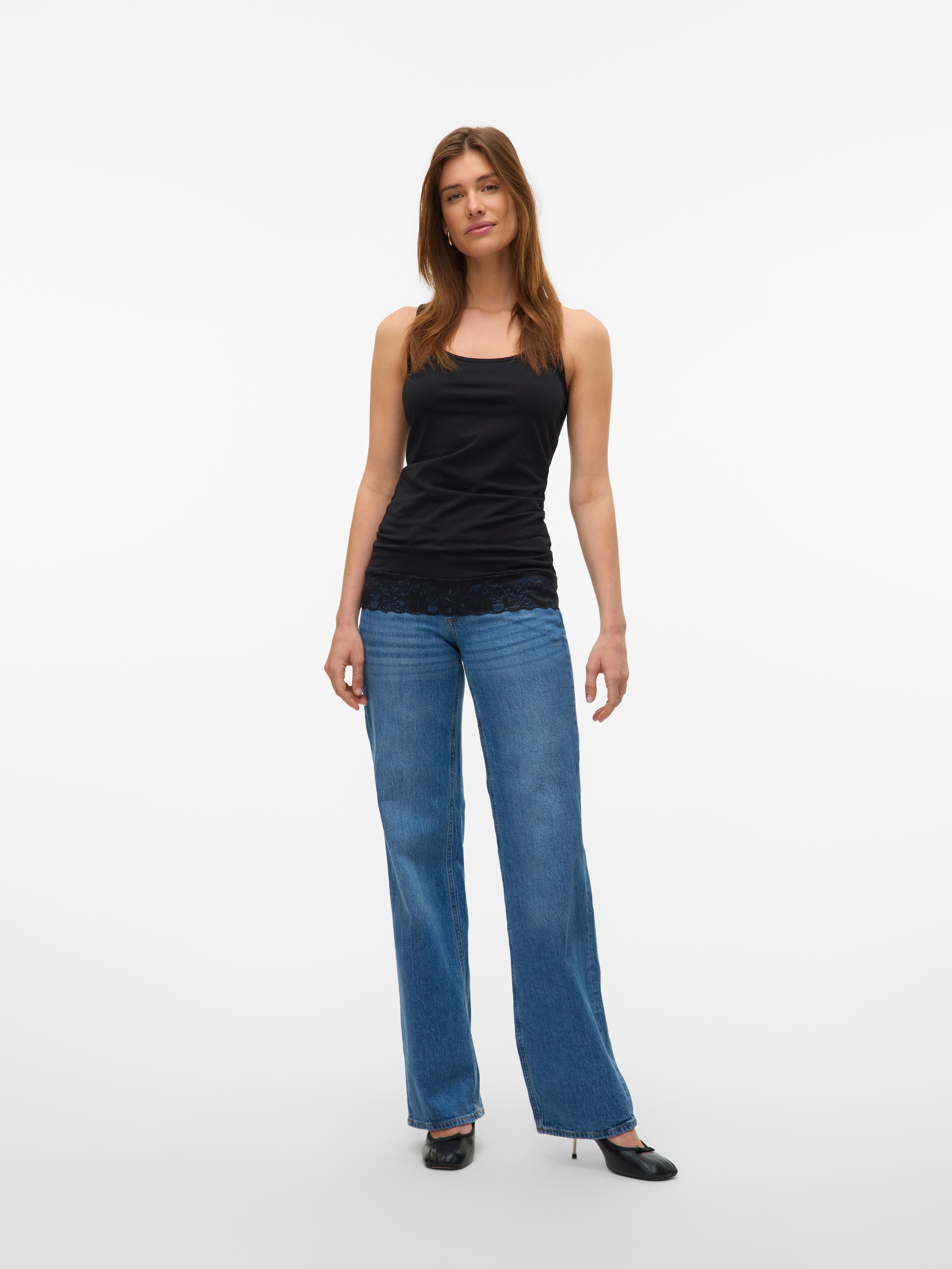Vero Moda Tanktop »VMMAXI MY LACE LONG TANK JRS NOOS«