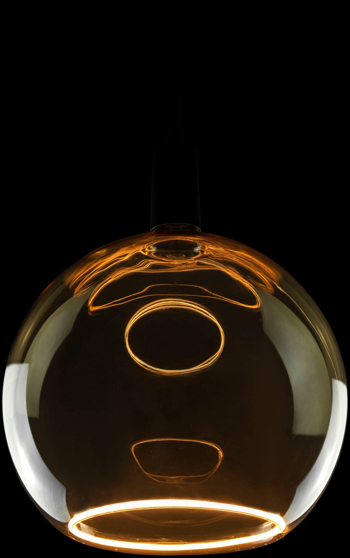 SEGULA LED-Leuchtmittel »LED Floating Globe 300 gold«, E27, 1 St., Extra-Warmweiß, LED Floating Globe 300 gold, E27, 5W, CRI 90, dimmbar