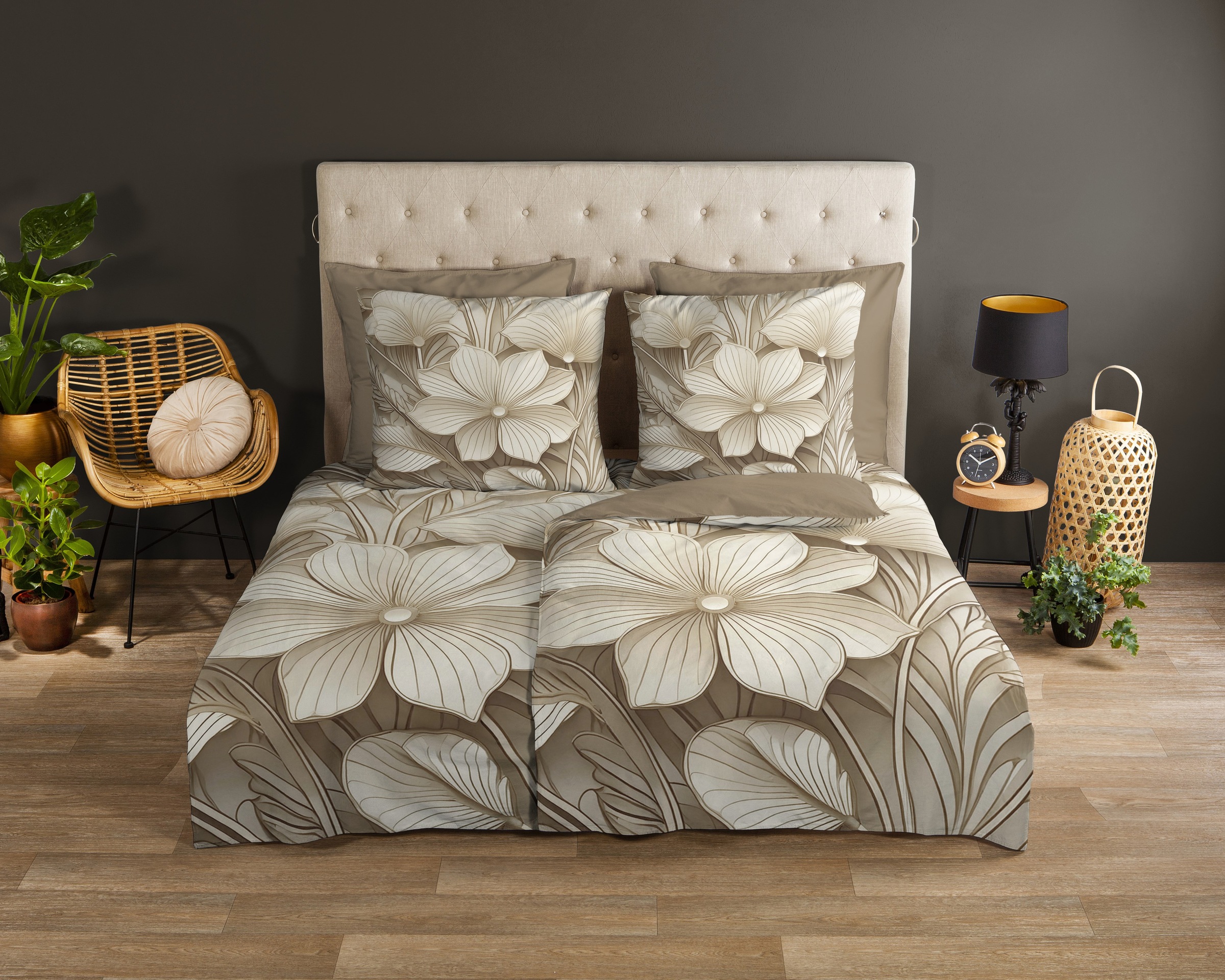 good morning Wendebettwäsche »Artdeco«, 100% Baumwolle, Renforcé, Reißversc günstig online kaufen