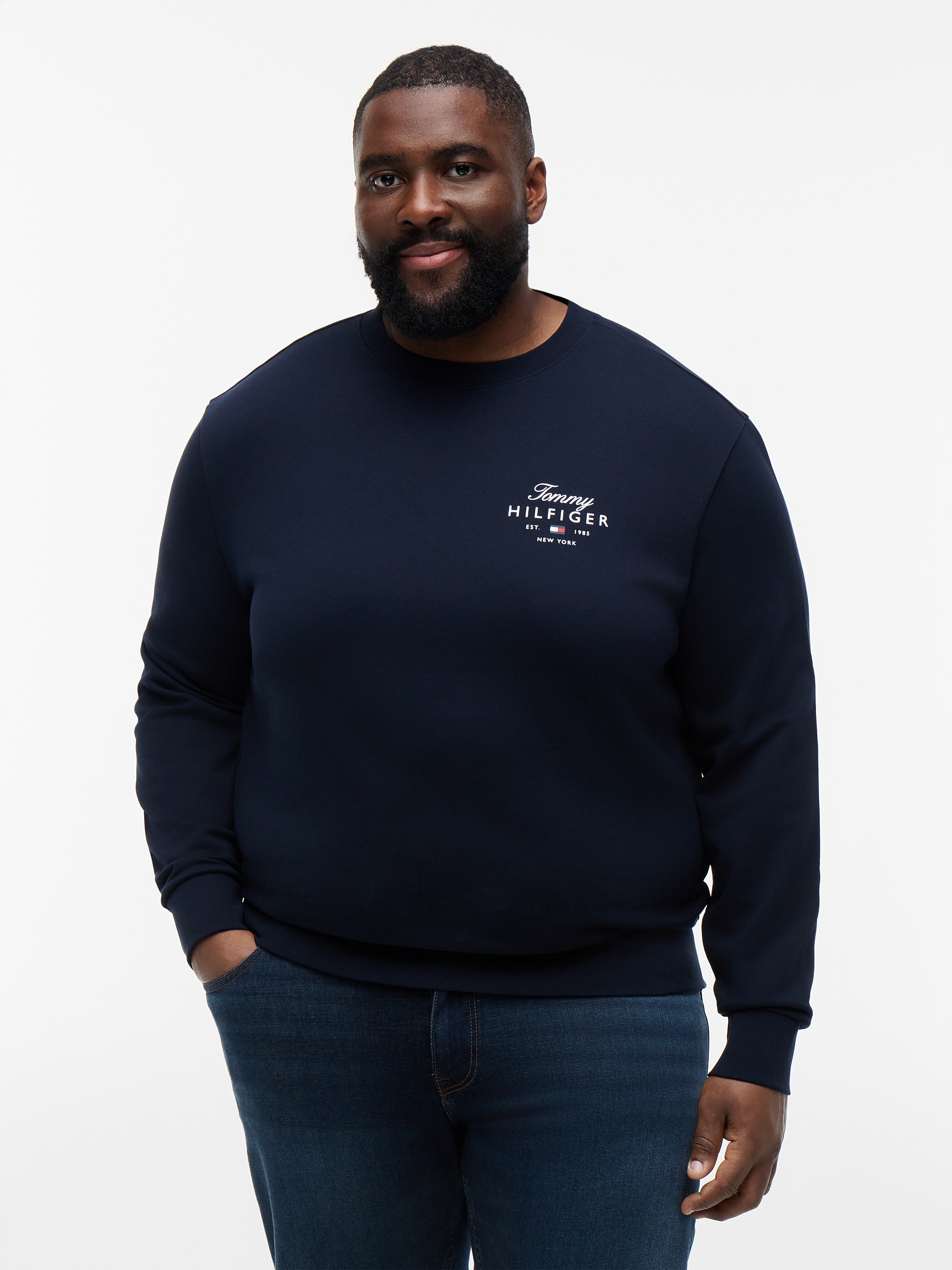 Tommy Hilfiger Big & Tall Sweatshirt »BT-SCRIPT STACK«, Große Größen
