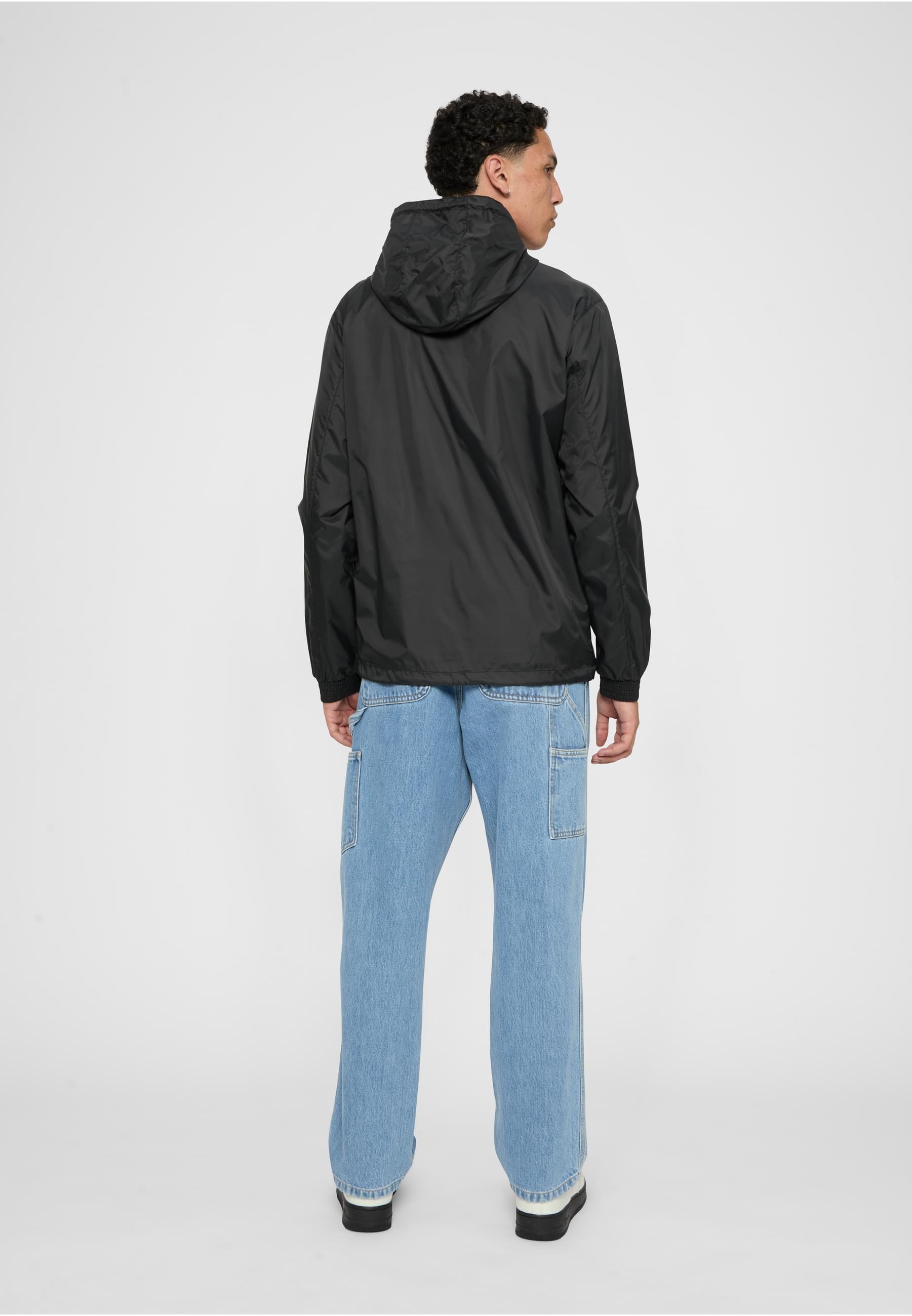 URBAN CLASSICS Windbreaker »Urban Classics Herren Pull Over Windbreaker« 1 Stk. tlg. mit Kapuze