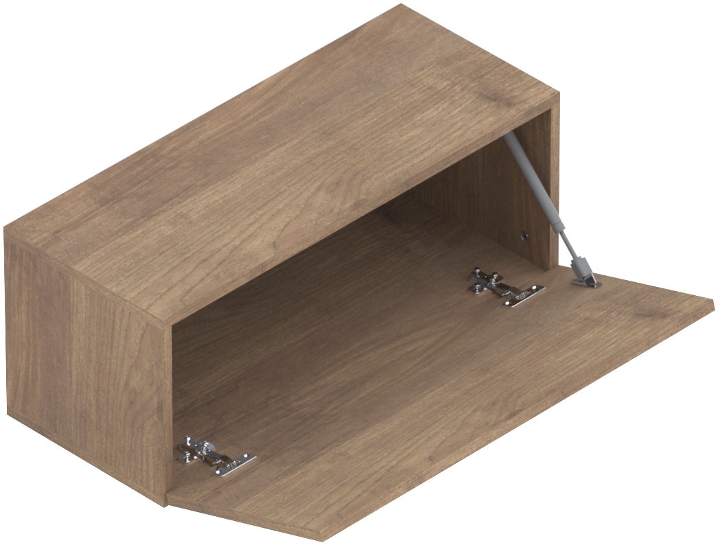 INOSIGN Hängevitrine »Infinity Breite 69 cm, Höhe 29 cm, Hängeschrank mit 1 Klappe,«, Wandschrank waagerecht zu hängen, verschiedene Farben