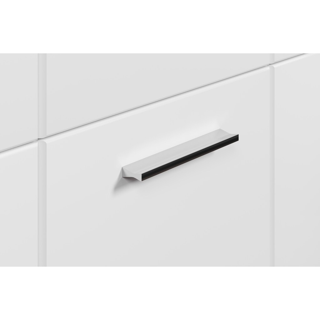 welltime Badezimmer-Set »Prag«, (Set, 2 St.), Waschbeckenunterschrank & Spiegelschrank