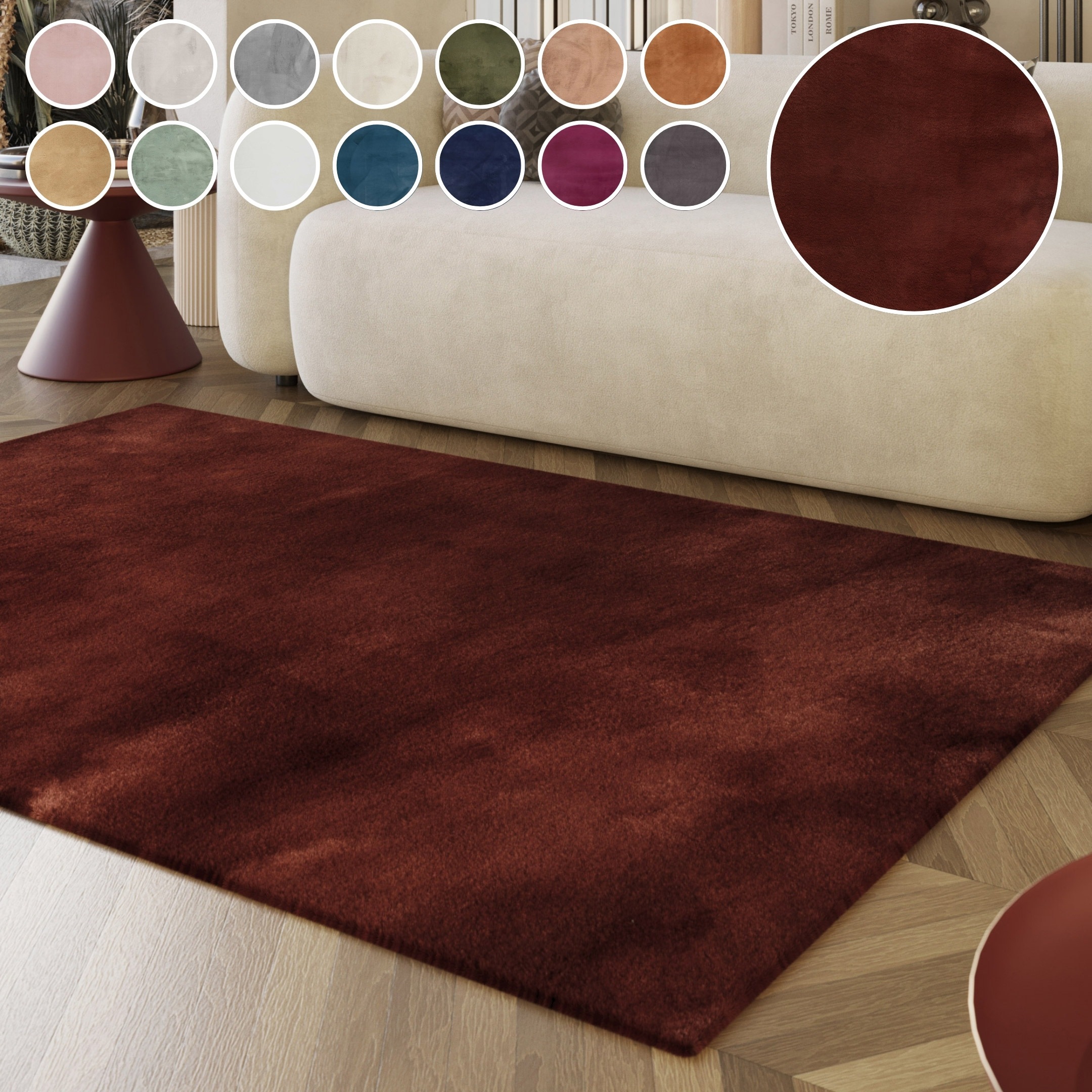 Esprit Hochflor-Teppich »Alice ESP-4377, Kunstfell«, rechteckig, 25 mm Höhe günstig online kaufen