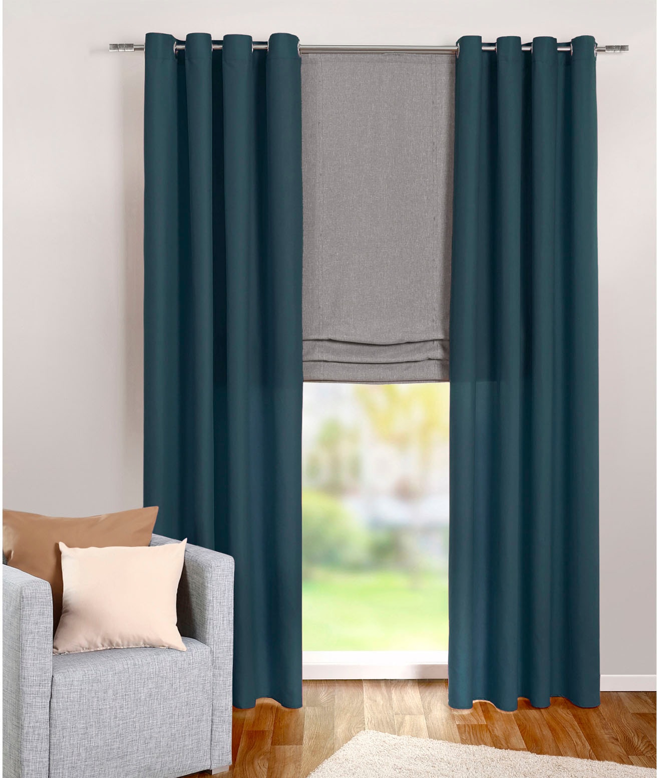Weckbrodt Vorhang »Vito«, (1 St.), Microvelour, blickdicht, Unifarben, Gard günstig online kaufen