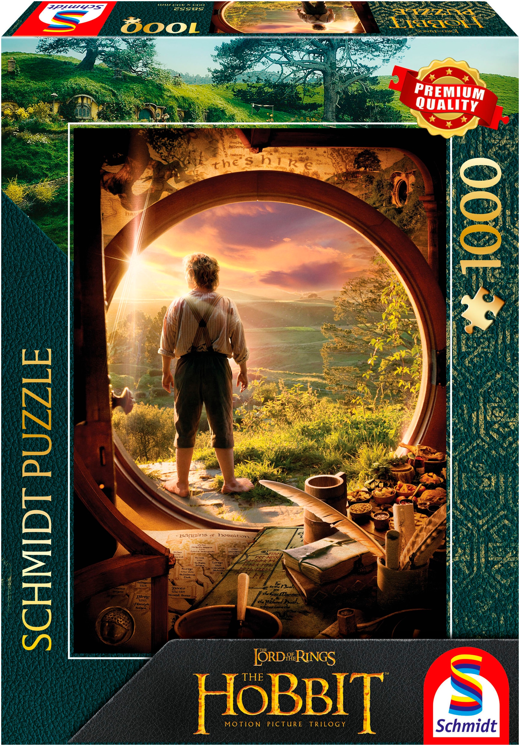Schmidt Spiele Puzzle »Der Hobbit, Leaving Bag End«, Made in Germany
