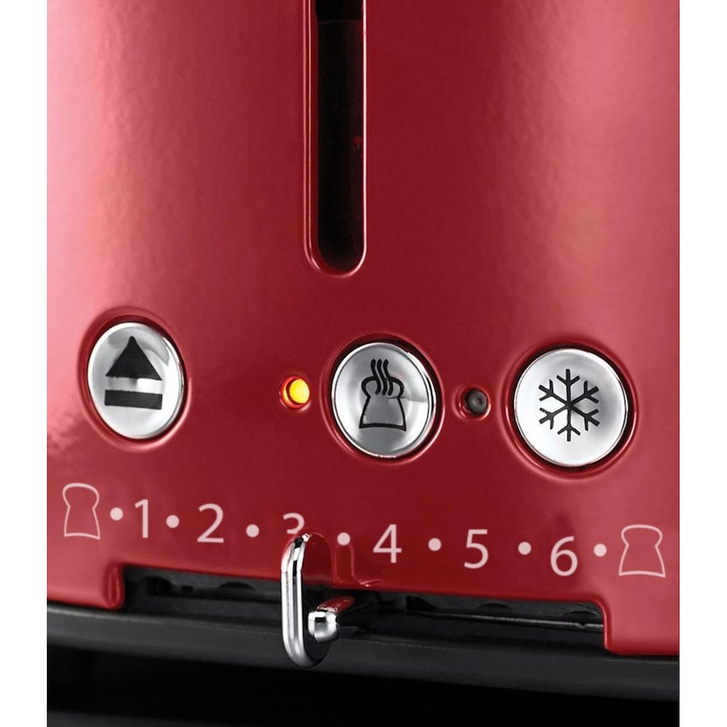 RUSSELL HOBBS Toaster »21680-56«, 2 kurze Schlitze, 1300 W, Retro Ribbon Red