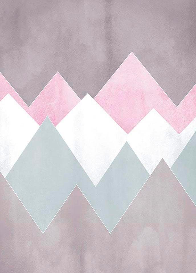 Komar Bild »Sunrise Mountain Gentle« Natur 1 Stk. tlg. Wandbild zur Dekoration - ohne Rahmen