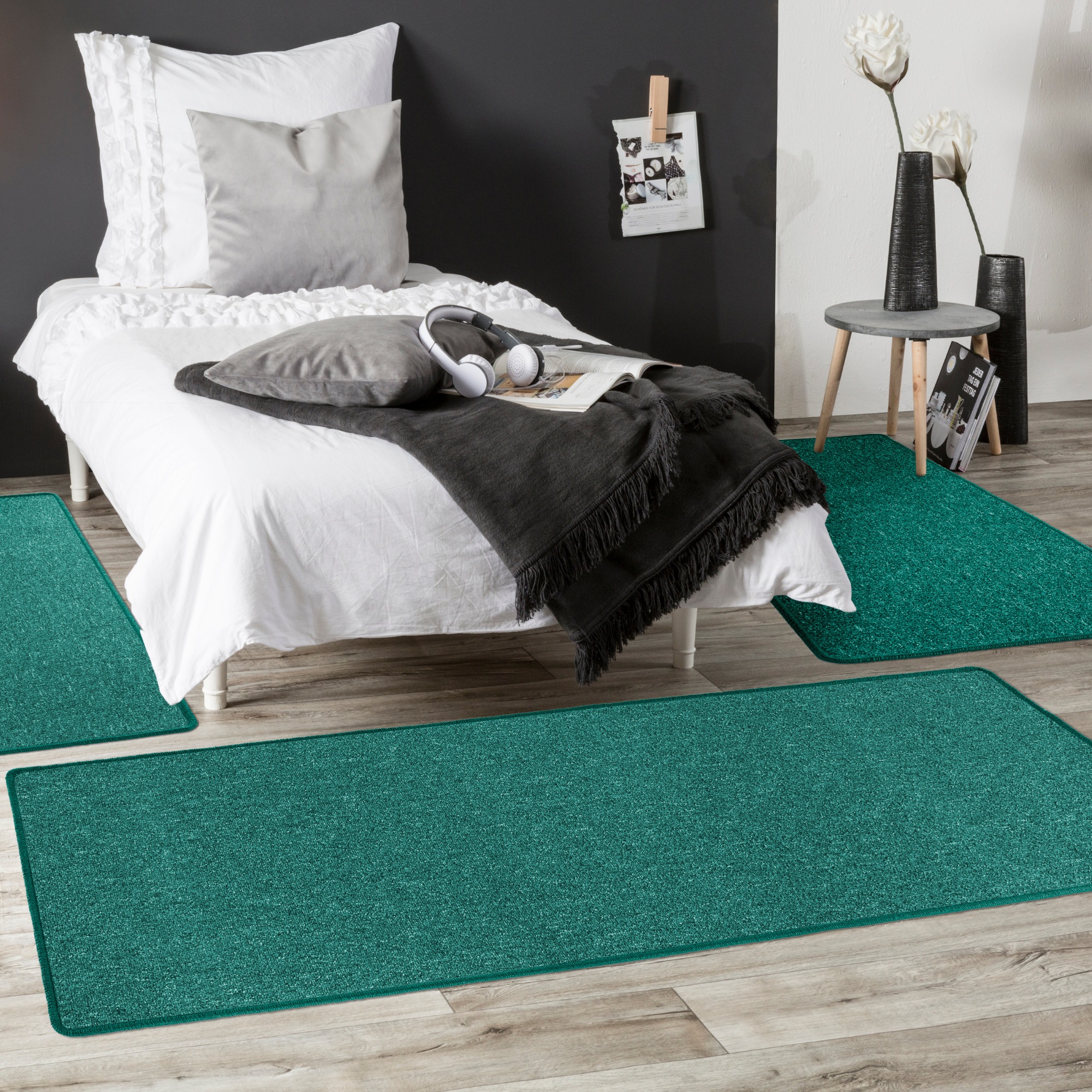 Andiamo Bettumrandung »Luton, Made in Germany«, (3 tlg.), Bettvorleger, Läu günstig online kaufen