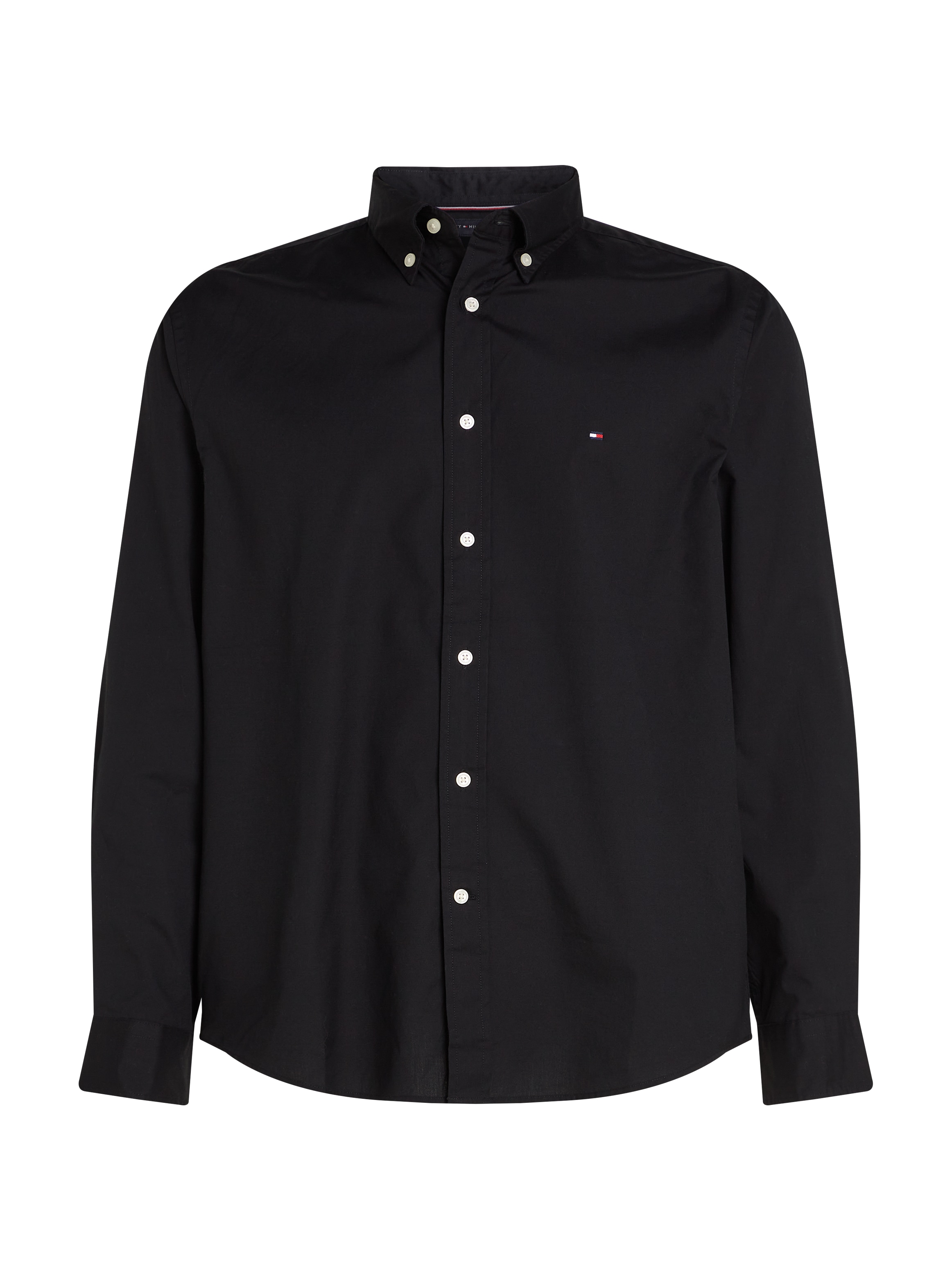 Tommy Hilfiger Langarmhemd »CORE FLEX POPLIN SOLID RF SHIRT«