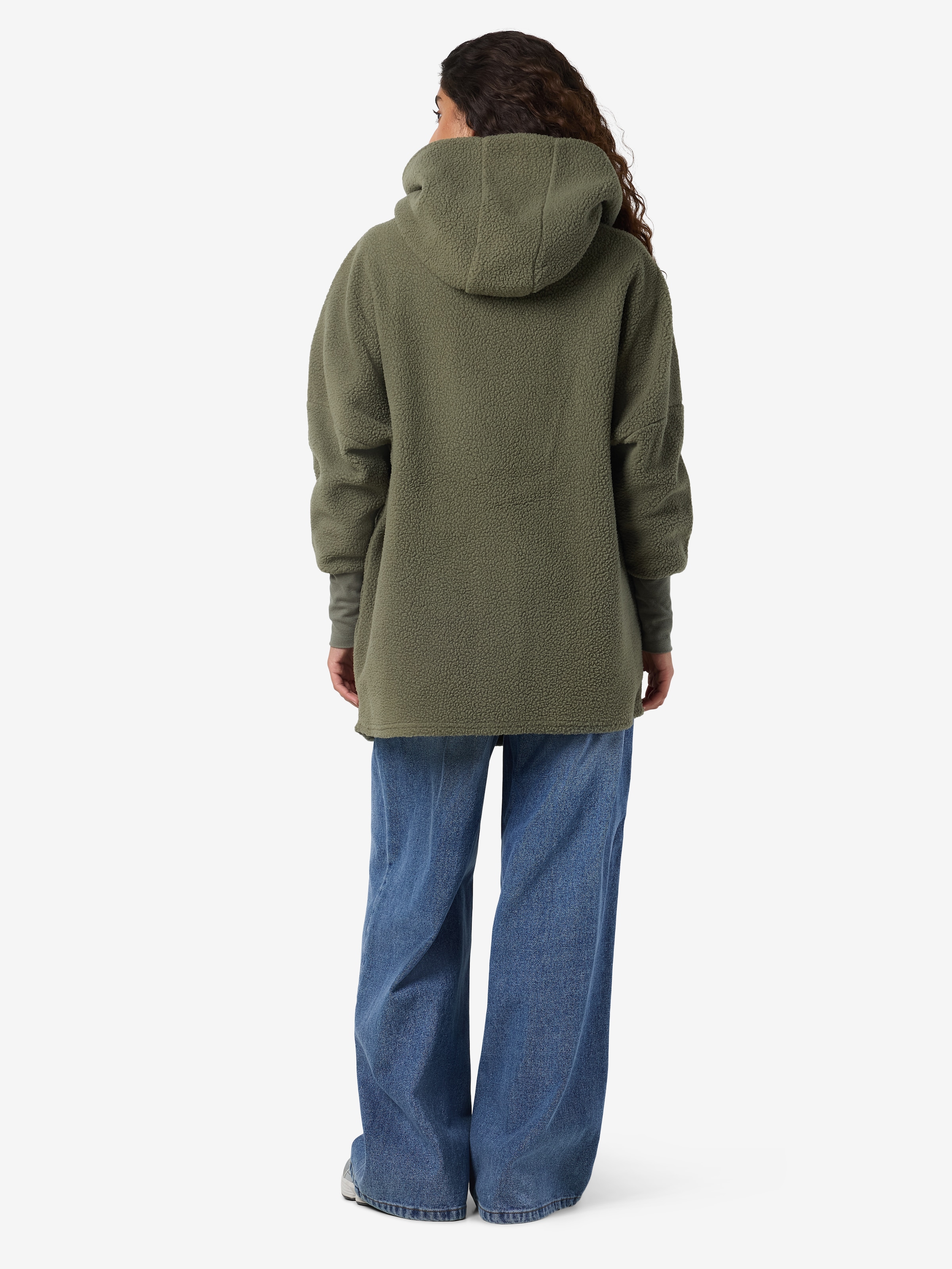 Noisy may Kapuzensweatjacke »NMCOZY L/S LONG SHACKET W HOOD JRS NOOS«