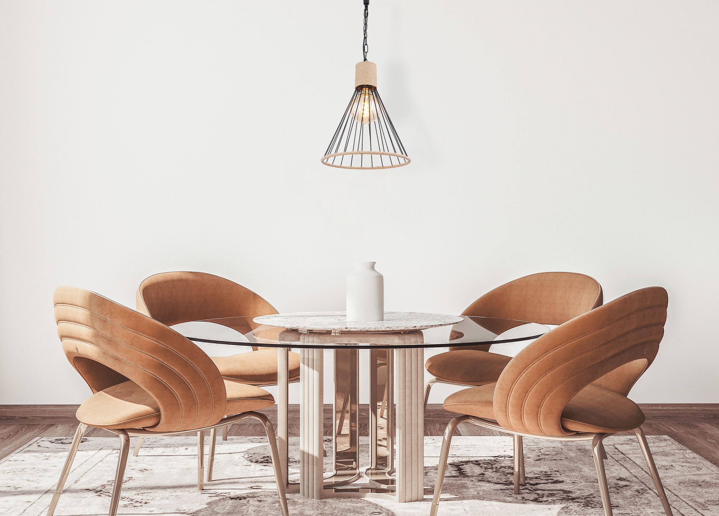 GLOBO LIGHTING Hängeleuchte »HALIA« E27 1 Stk. Hängelampe Metallstäbe schwa günstig online kaufen