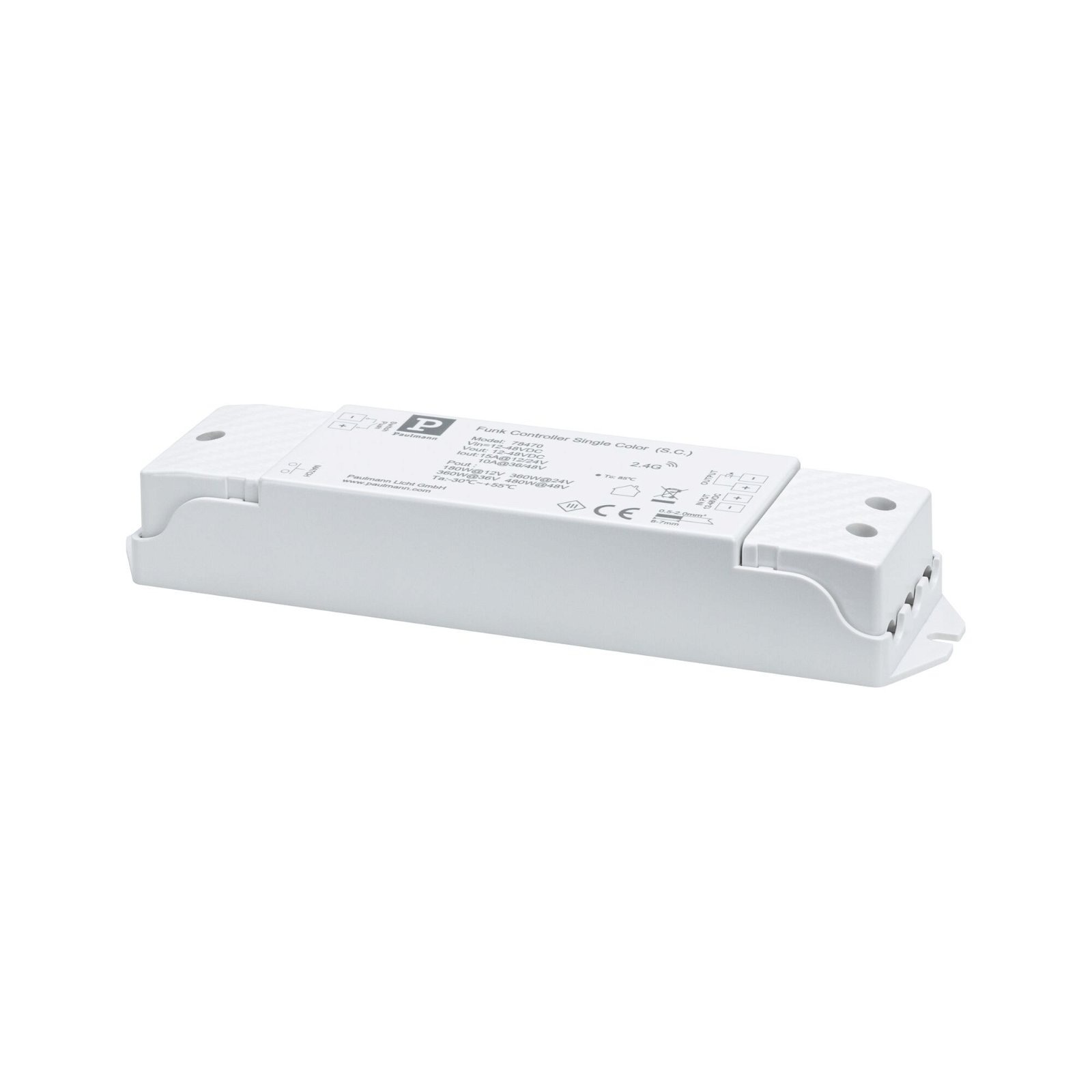 Paulmann LED-Streifen »Pro Funk Controller Single Color max. 360W 2.4GHz Weiß/Kunststoff«, Zubehör