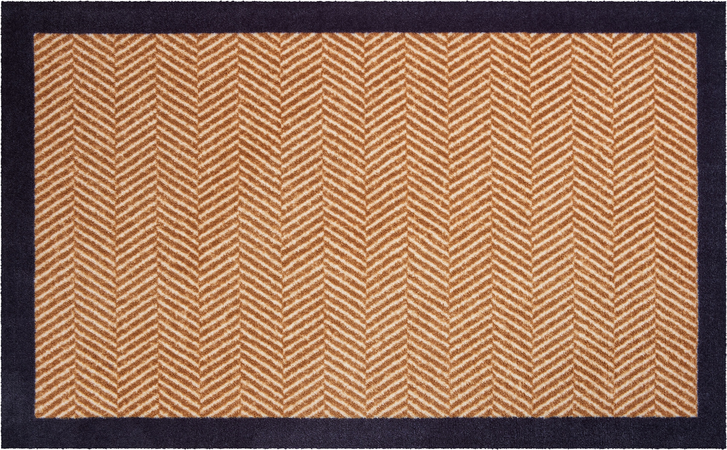 Grund Teppich »Herringbone«, rechteckig, 8 mm Höhe, In- und Outdoor geeignet, mit Bordüre