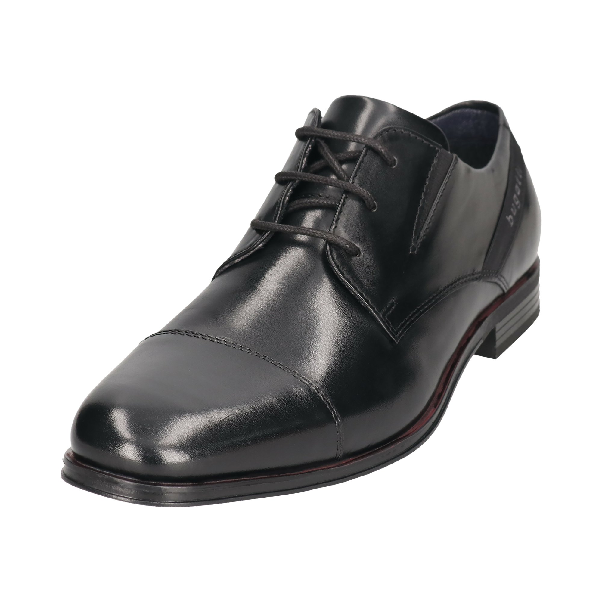 bugatti Schnürschuh  Halbschuh, Business-Schnürer, Anzugschuh mit seitlichem Logoschriftzug